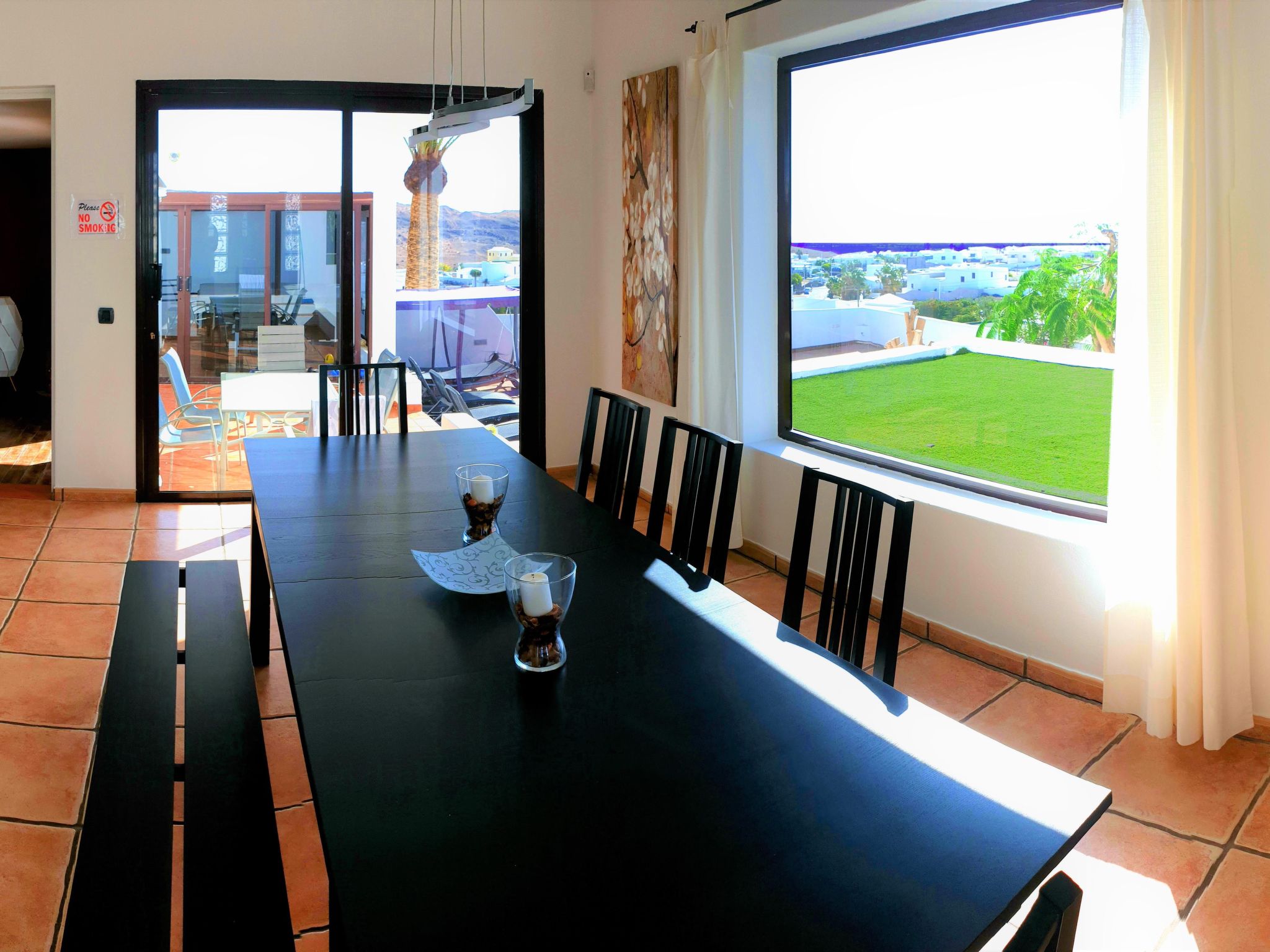 Meerblick Villa Tias-Binnen