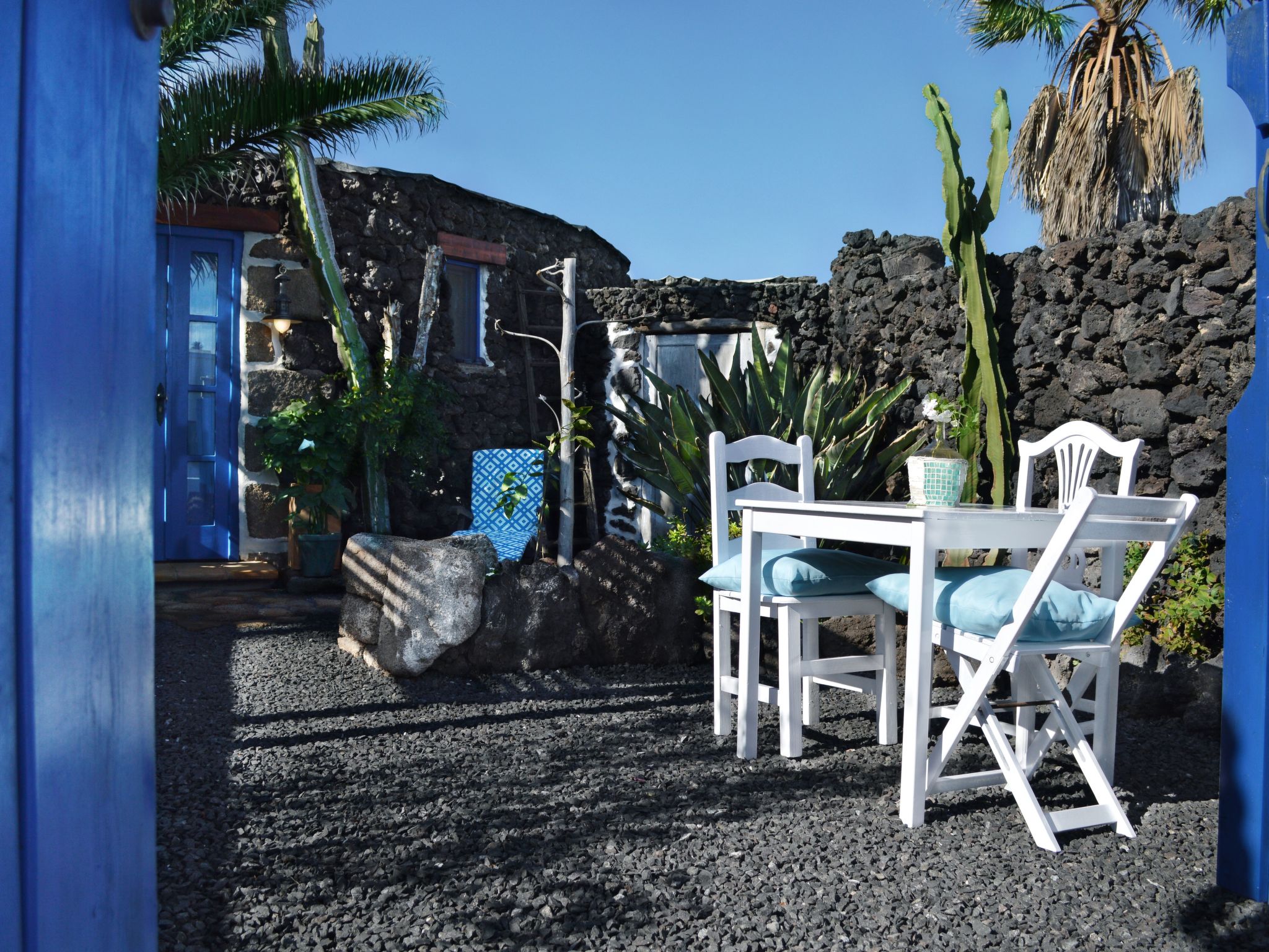 Schön eingerichtetes Bauernhaus - La Finca Yazmina-Binnen