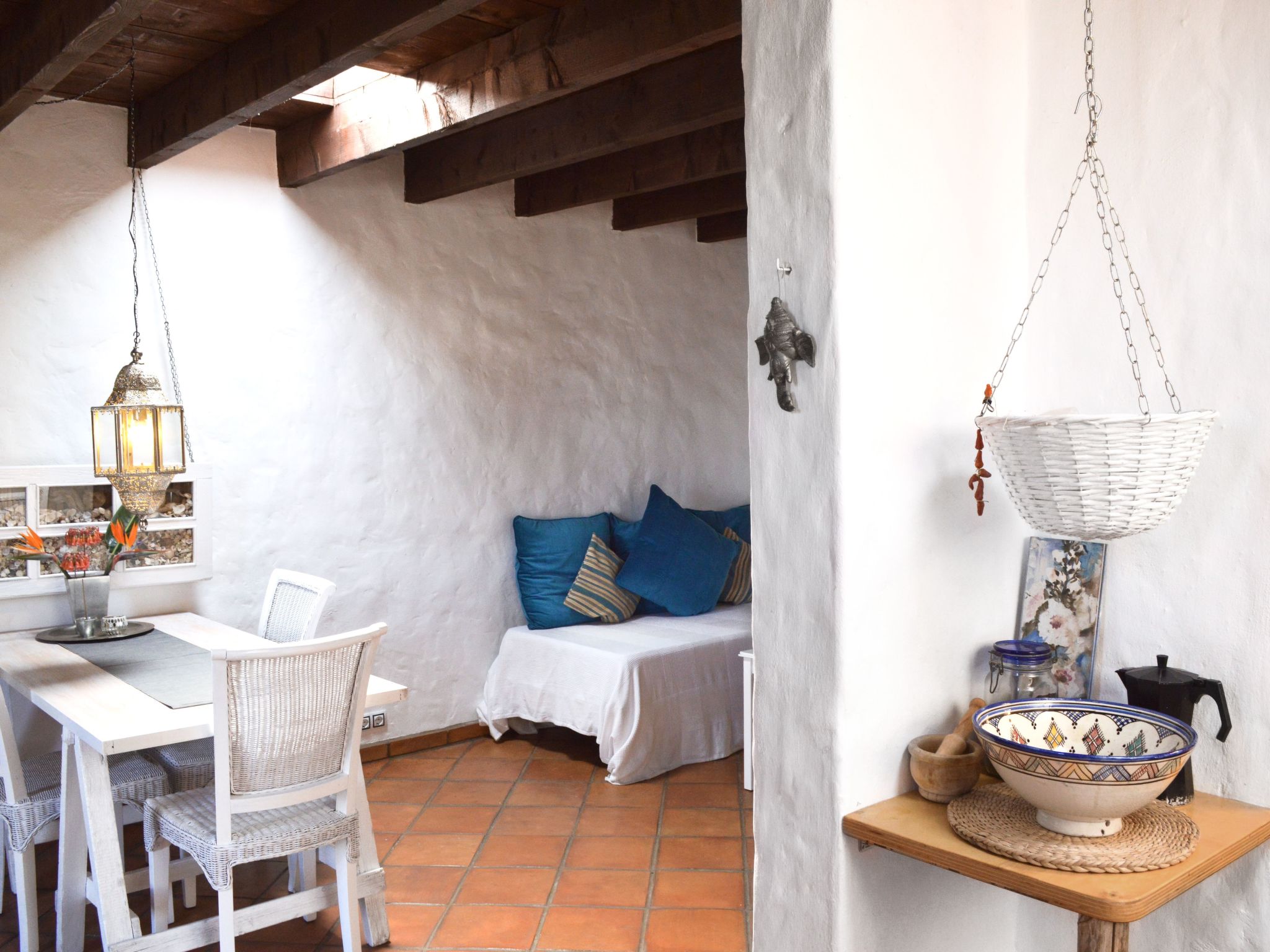 Schön eingerichtetes Bauernhaus - La Finca Yazmina-Binnen