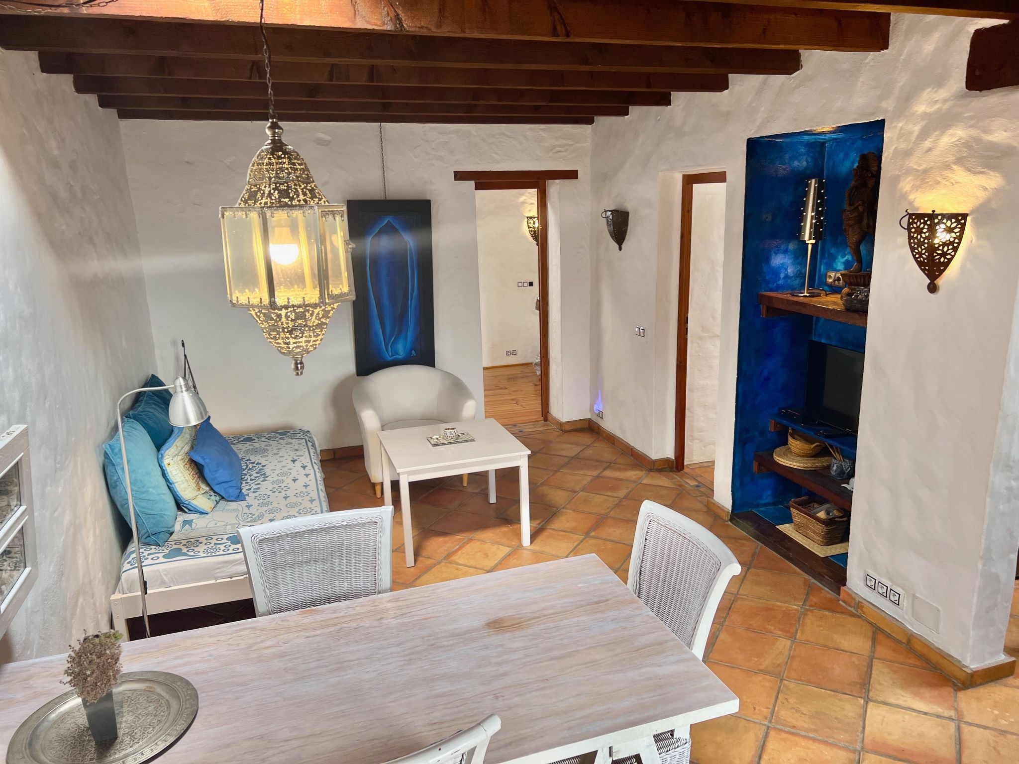 Schön eingerichtetes Bauernhaus - La Finca Yazmina-Binnen