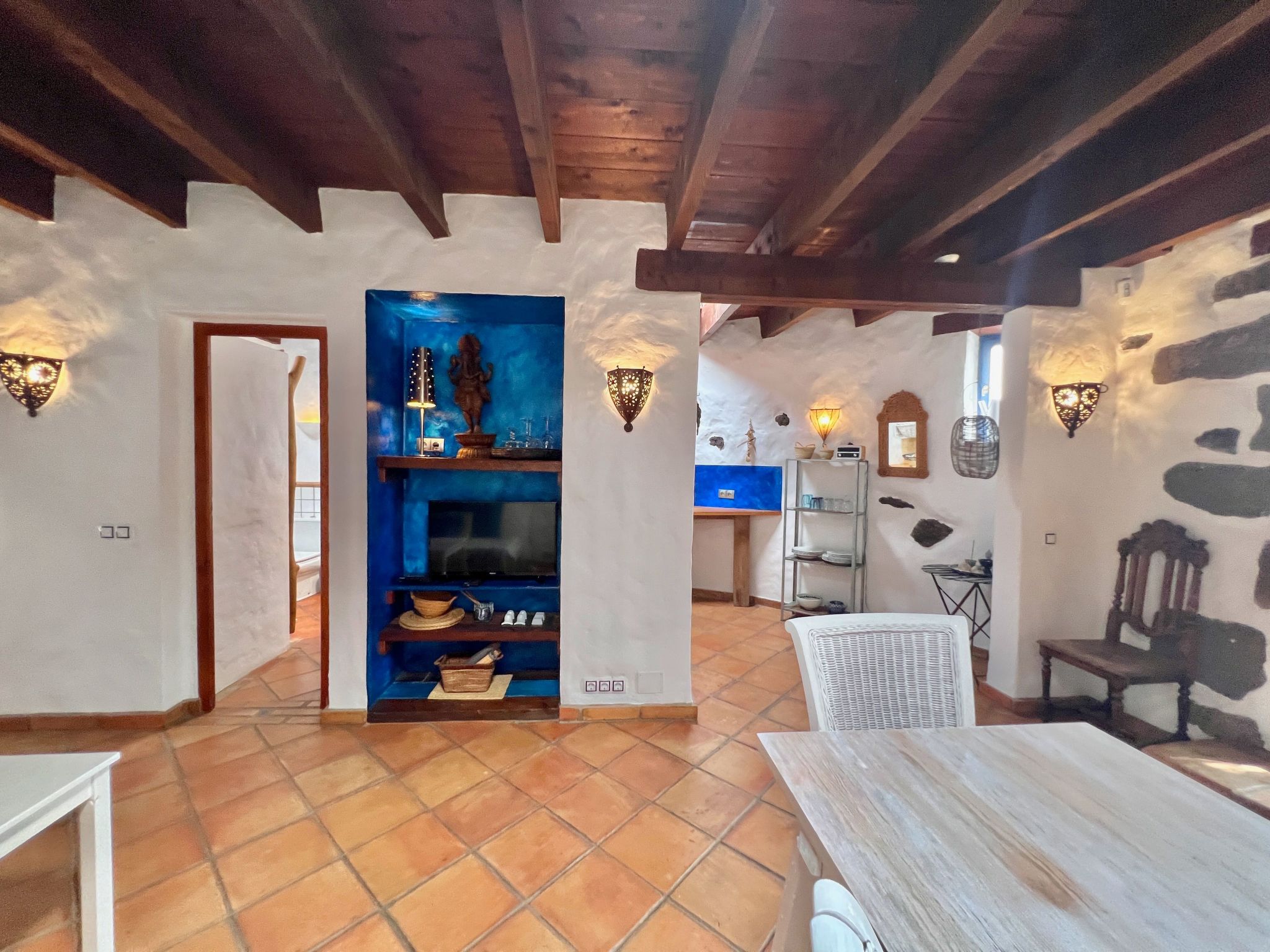 Schön eingerichtetes Bauernhaus - La Finca Yazmina-Binnen