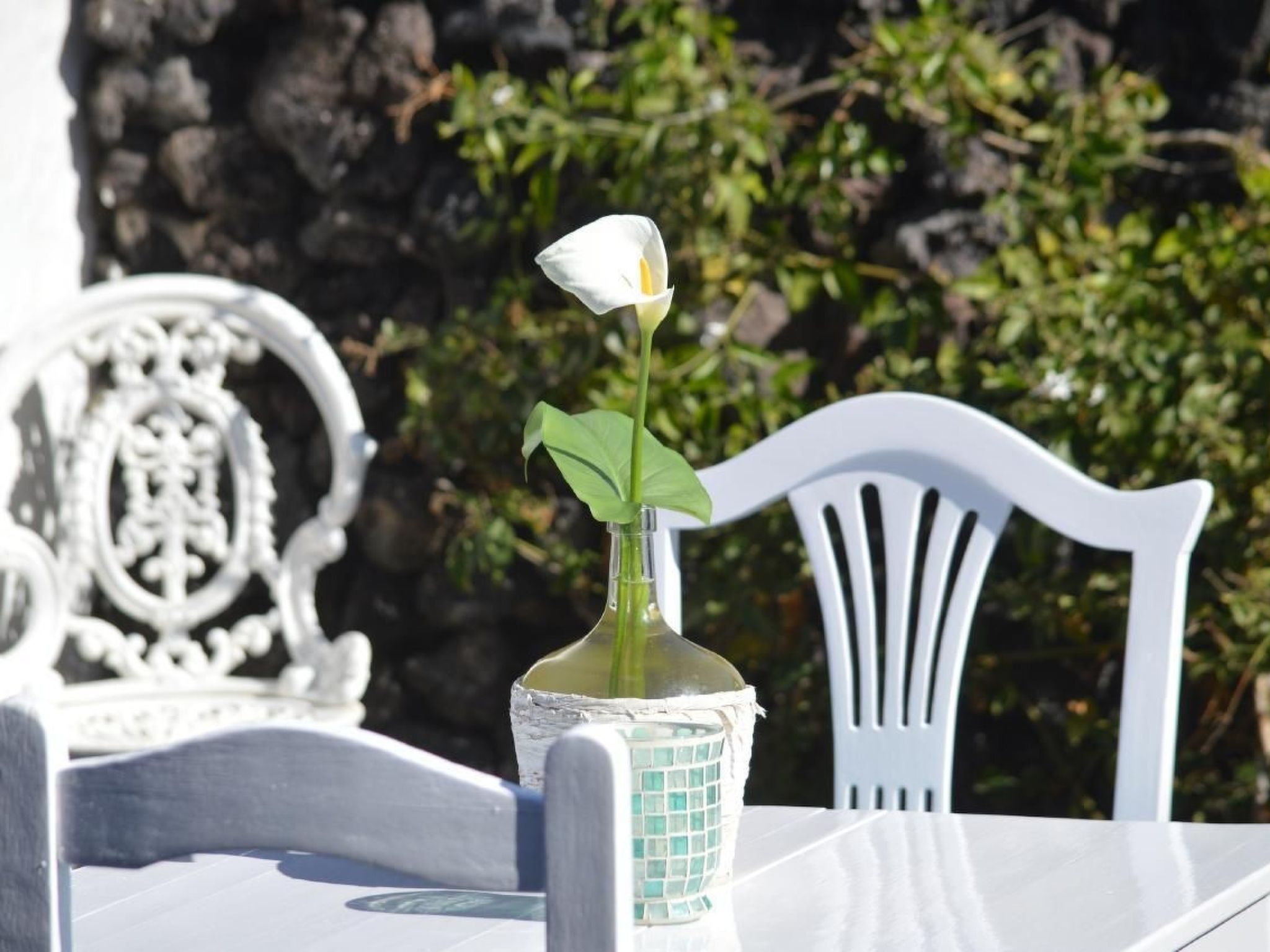 Schön eingerichtetes Bauernhaus - La Finca Yazmina-Binnen