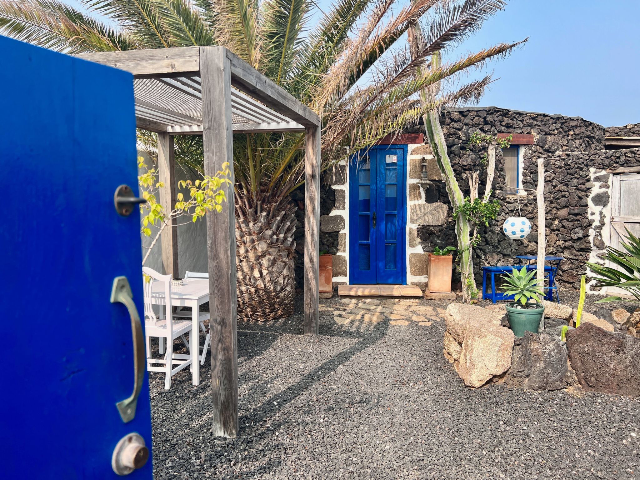 Schön eingerichtetes Bauernhaus - La Finca Yazmina-Binnen