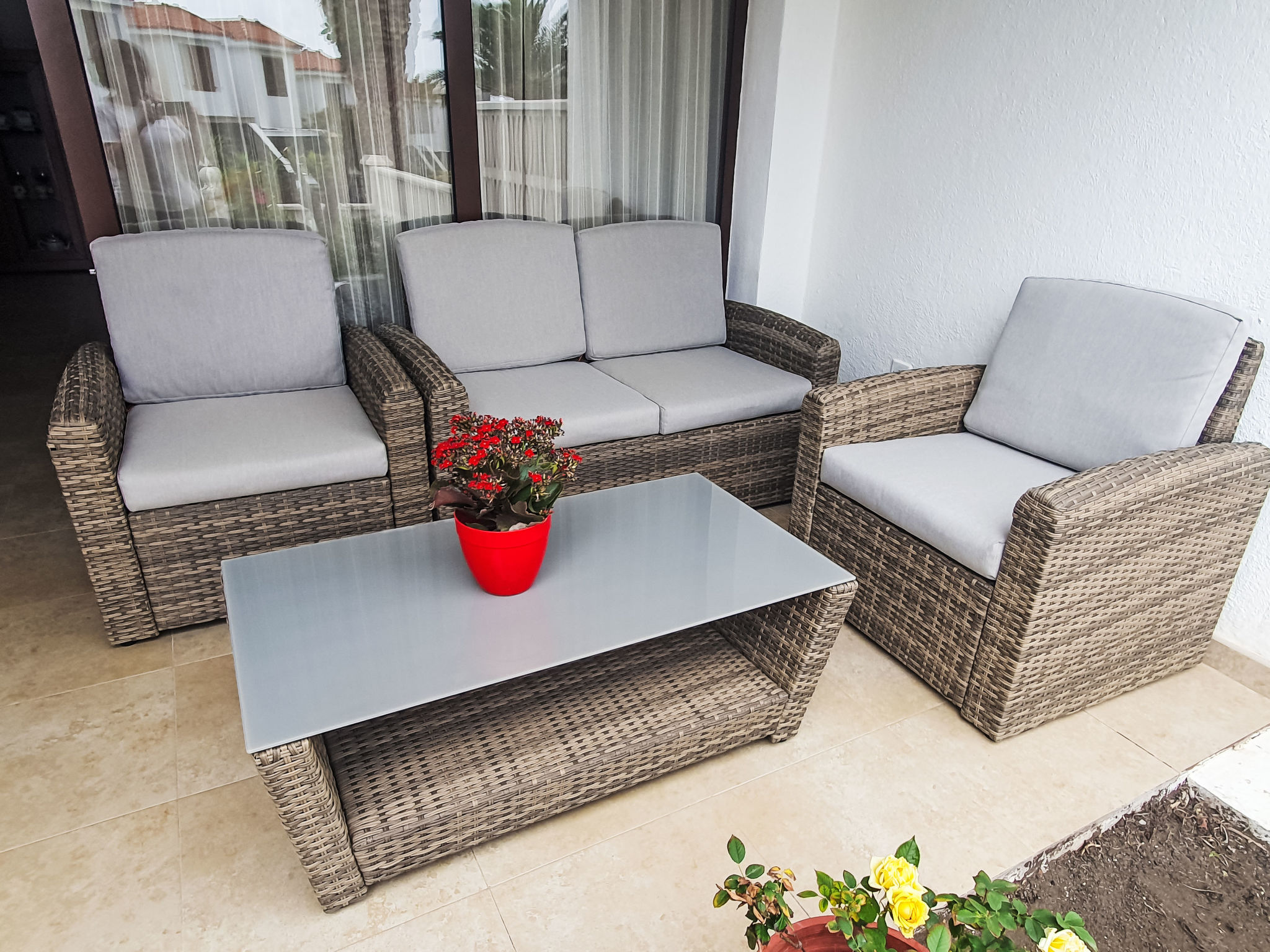 Hoekhuis 'la Palmera' met privétuin op 300m van zee in Breña Baja - foto 4