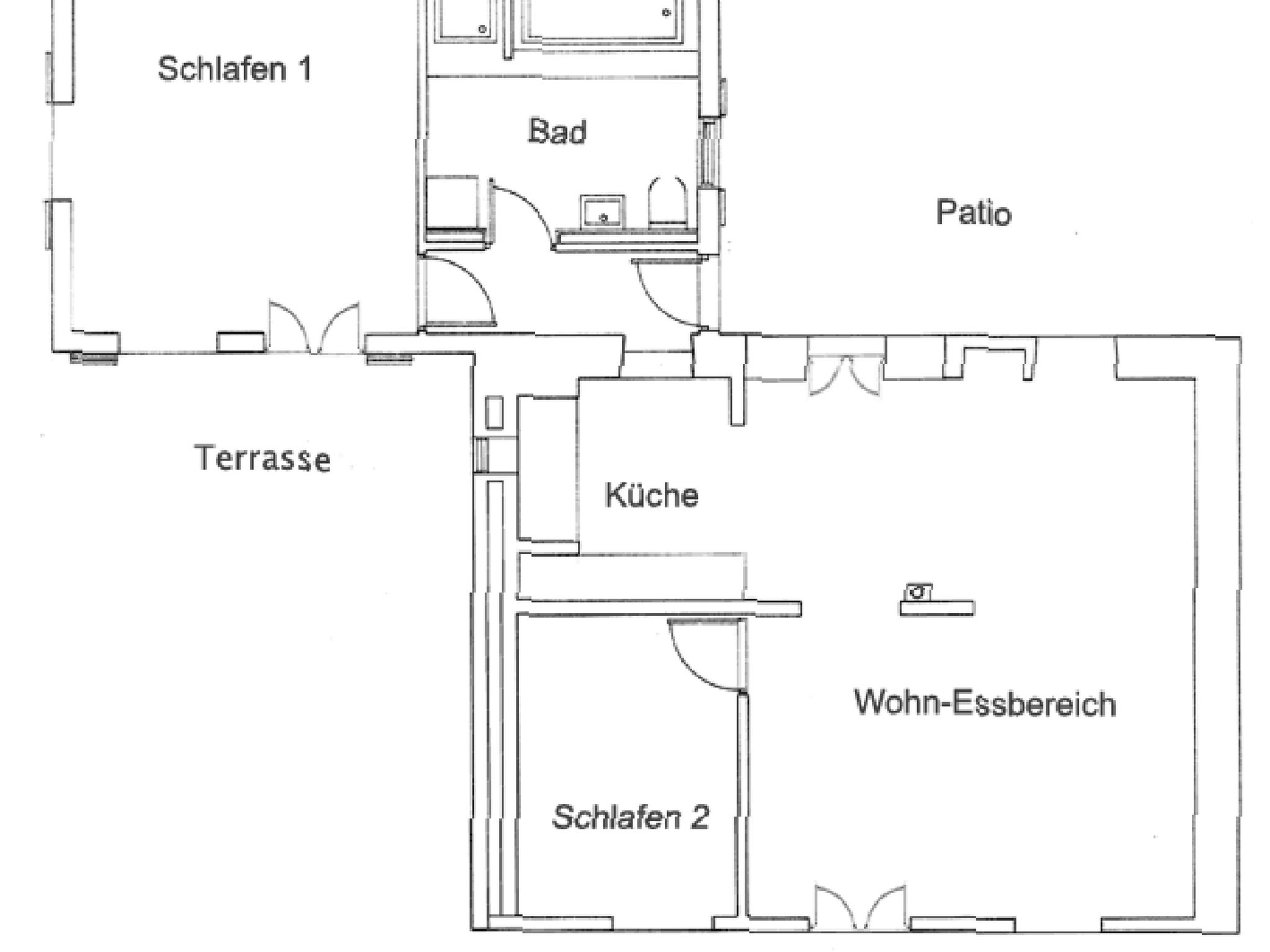 Ruhige Finca Topo del Drago mit Meerblick-Binnen