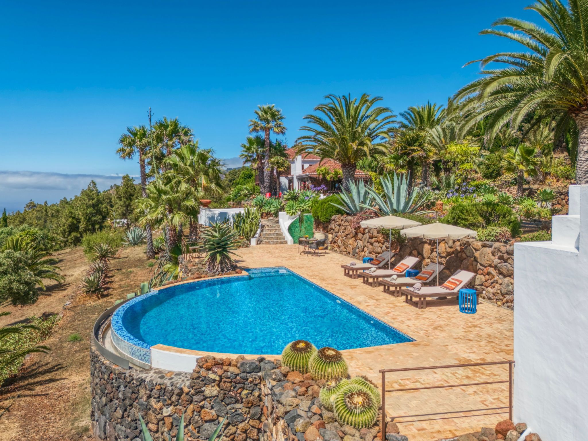 Villa Botánico: Ruim vakantiehuis met privé zwembad in Puntagorda, La Palma - foto 40