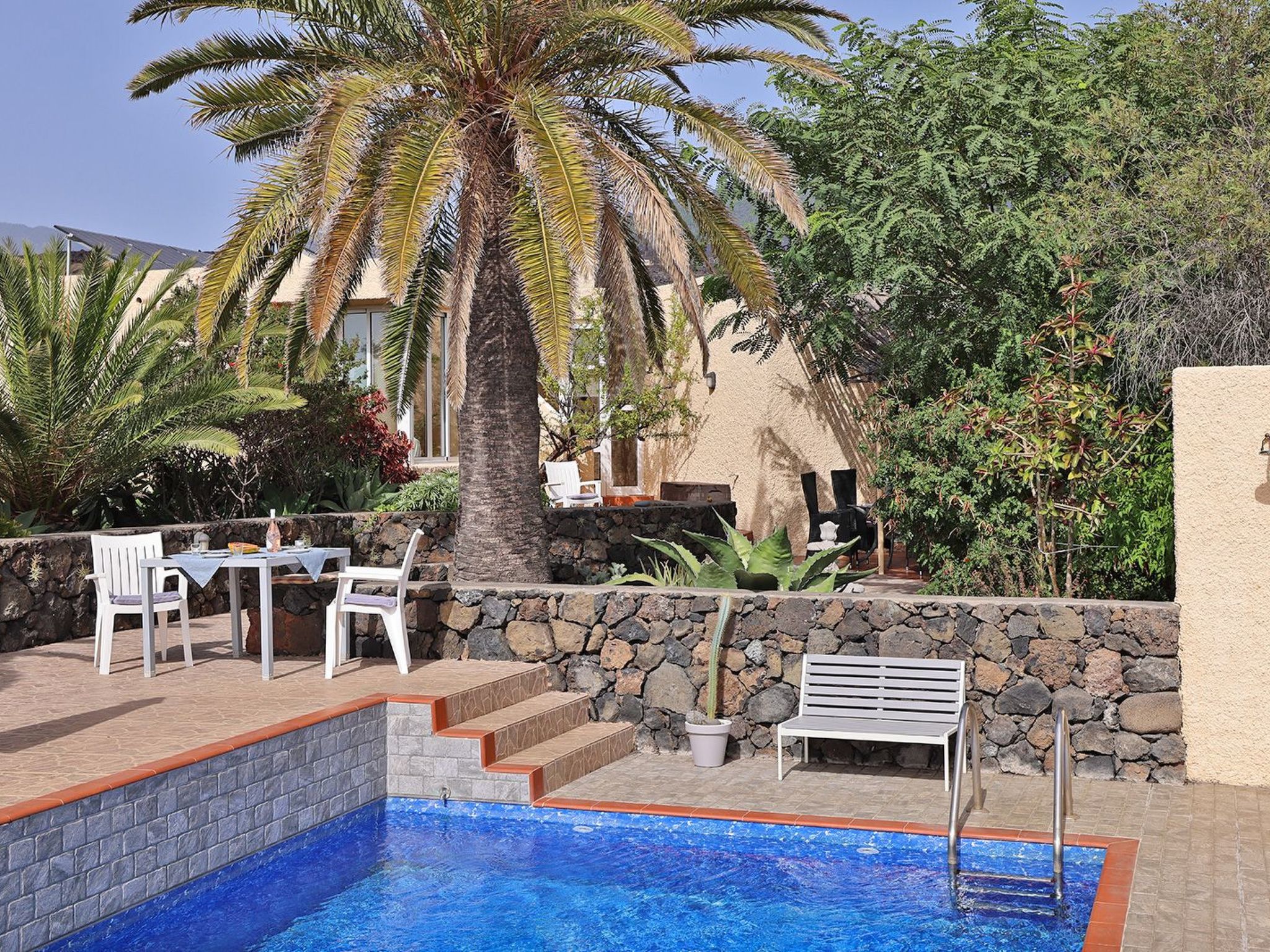 Vakantiehuis met privé zwembad in Tazacorte (Spanje) voor 4 personen