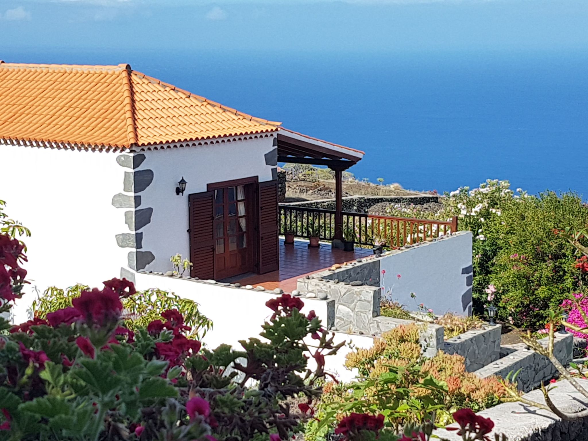 Ferienhaus mit umzäuntem Garten in Fuencaliente (Spanien) und 1 Hund erlaubt