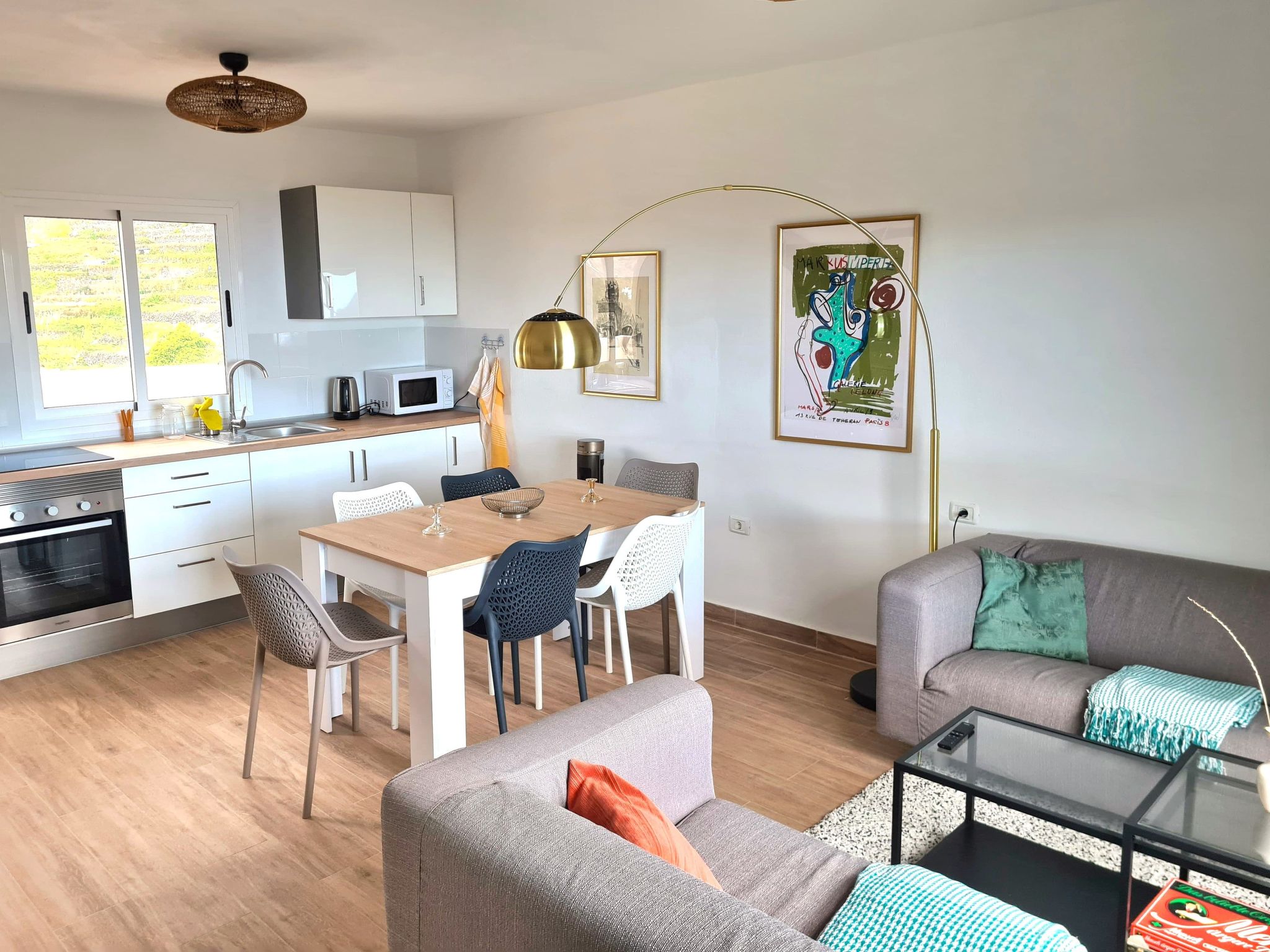 Ruim appartement met bergzicht en terras in Hermigua, La Gomera - foto 3