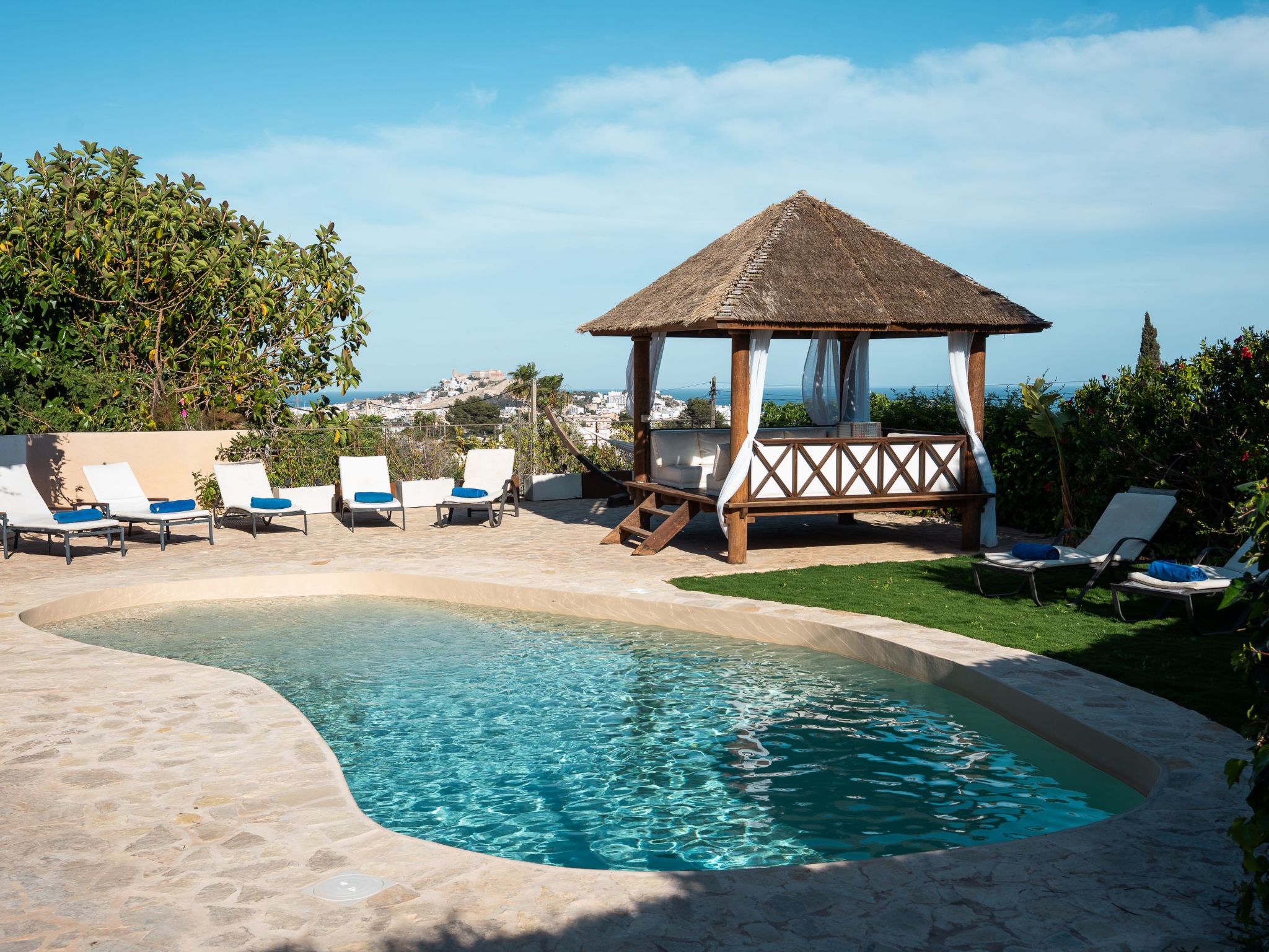 Villa Calyssa in Ibiza Privater Pool Meerblick-Binnen