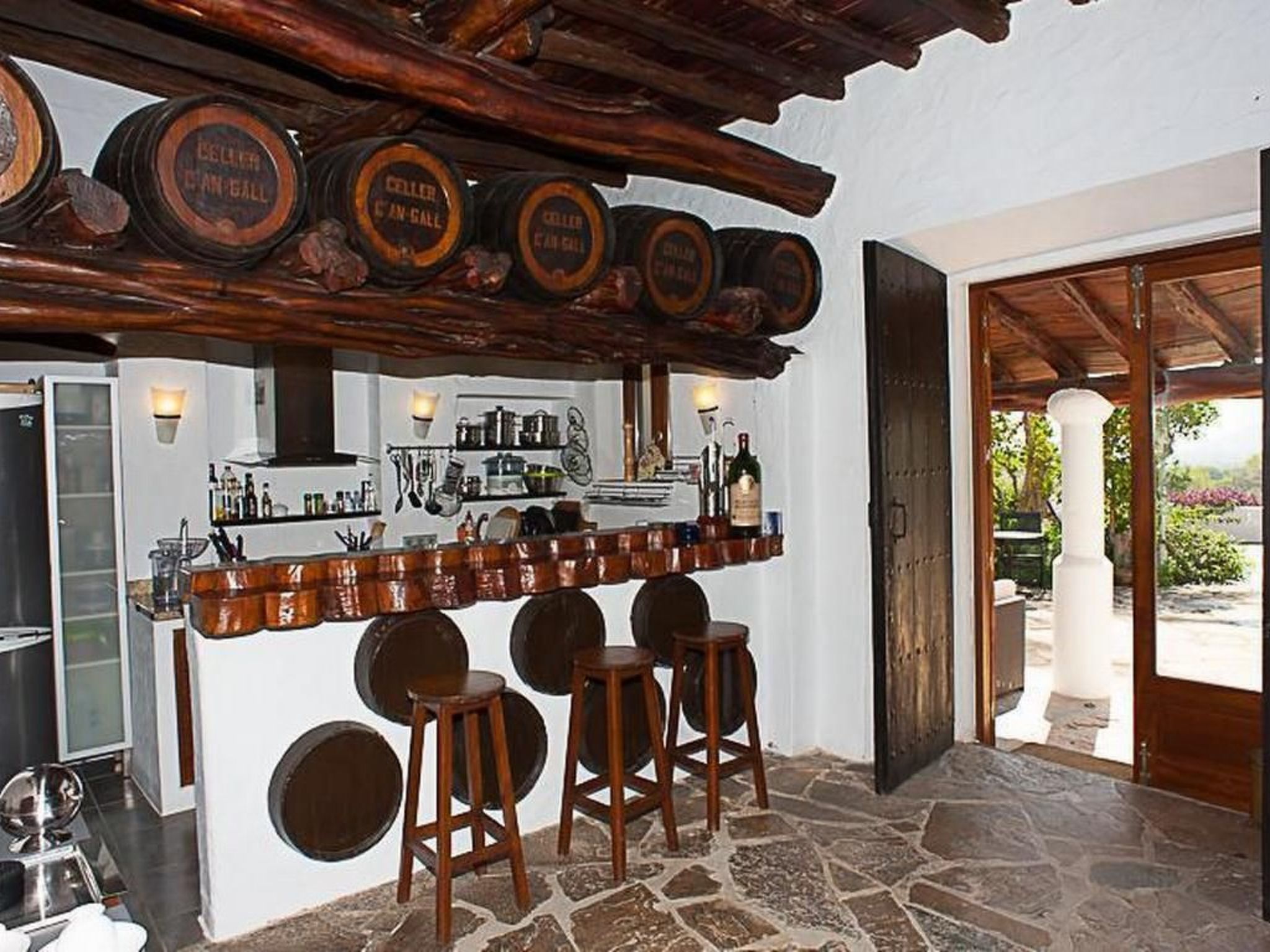 Finca Can Gall in Sant Joan De Labritja mit Pool-Binnen