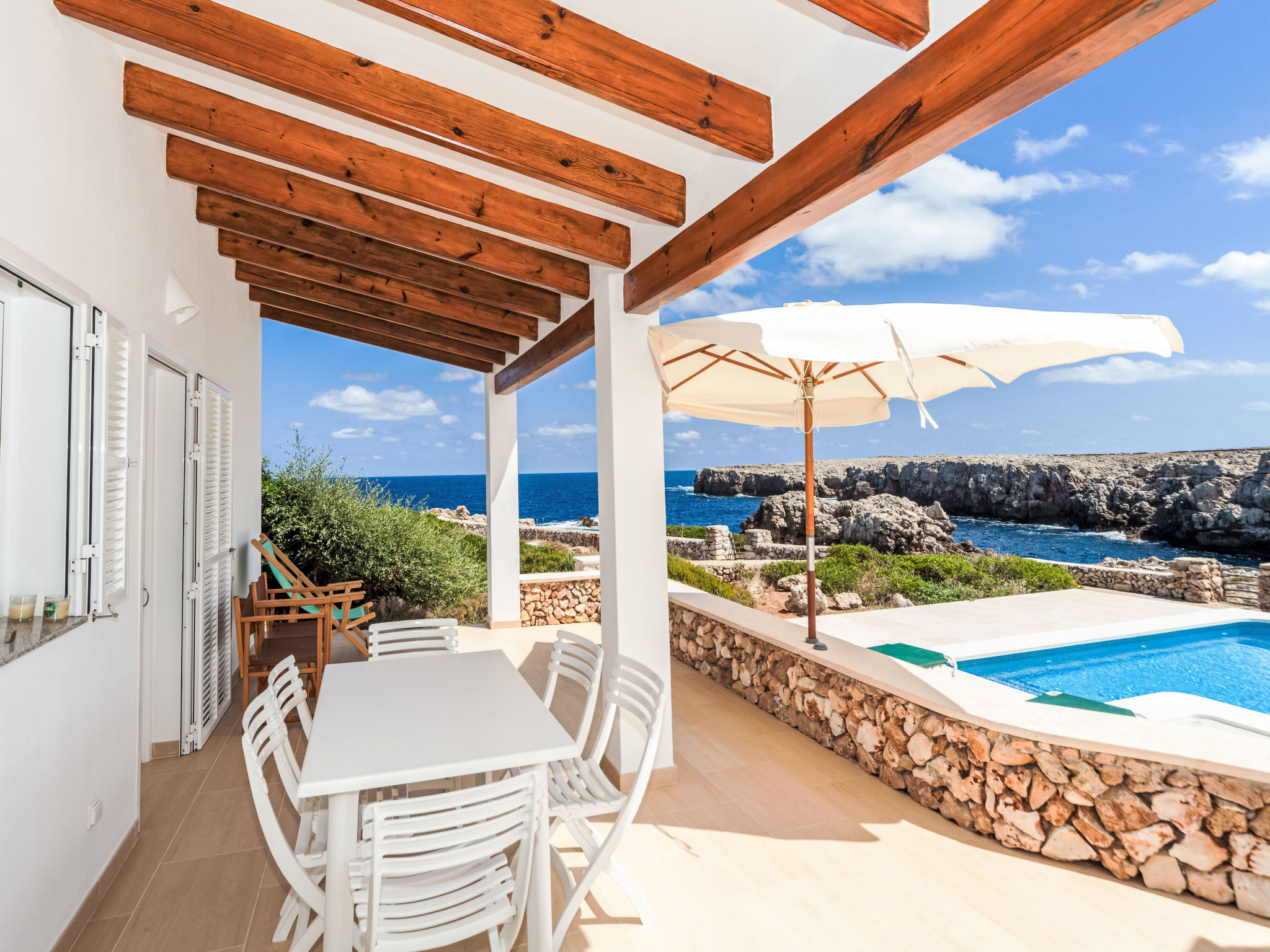 Ficula Vell Villa am Meer mit privatem Pool - Draußen