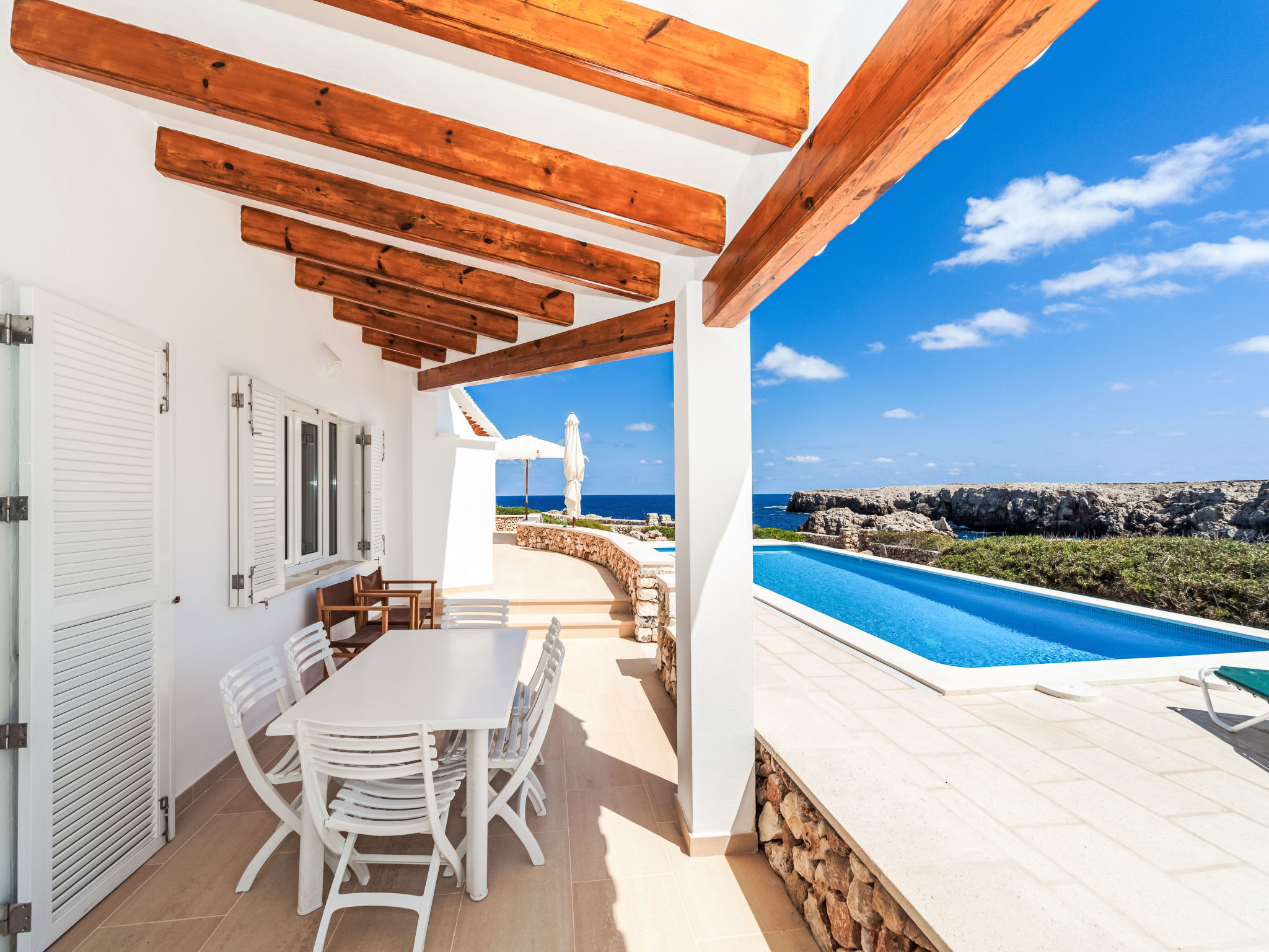 Ficula Vell Villa am Meer mit privatem Pool - Draußen
