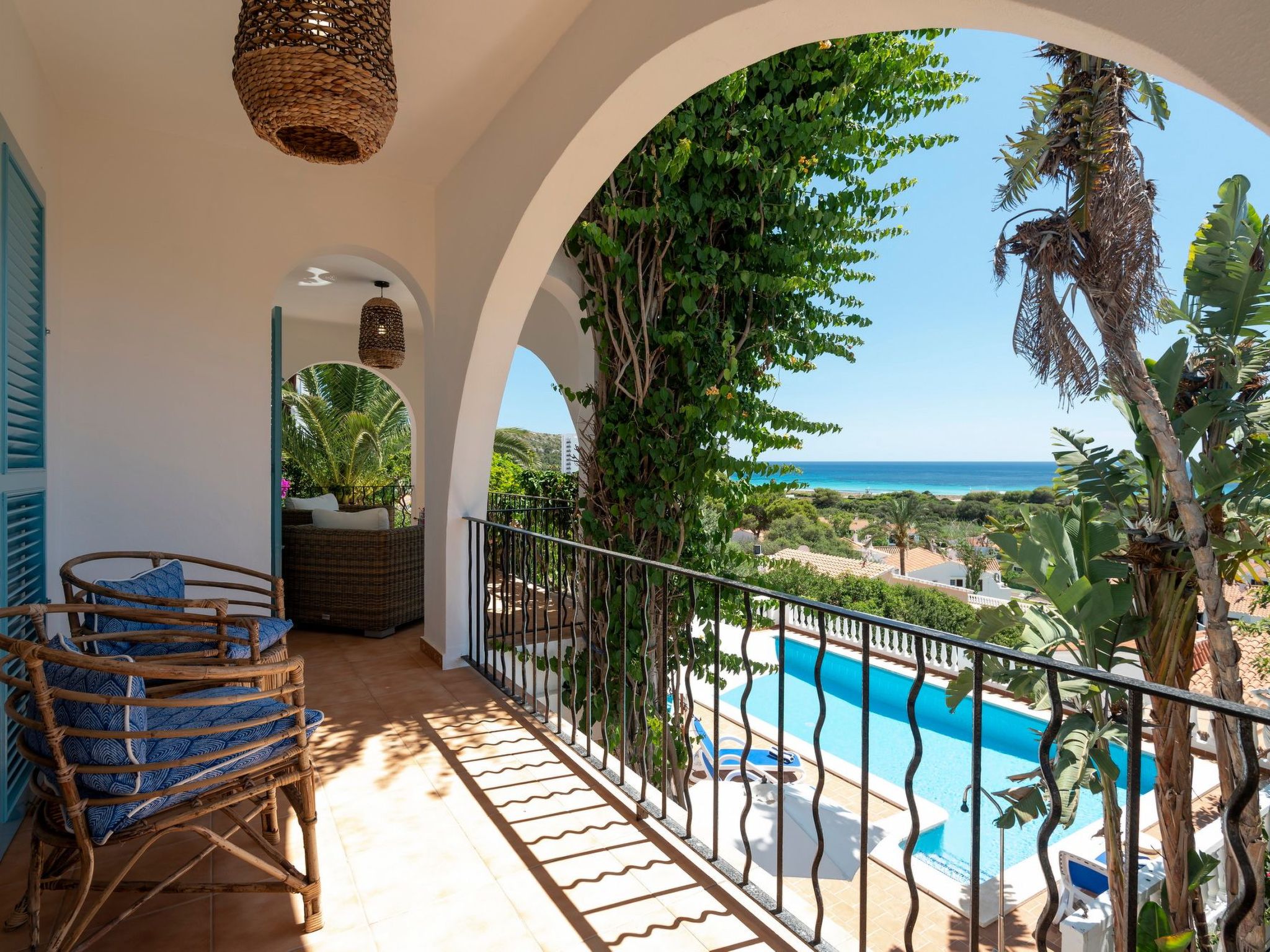 Villa Margarita in Son Bou mit Pool und Meerblick-Binnen