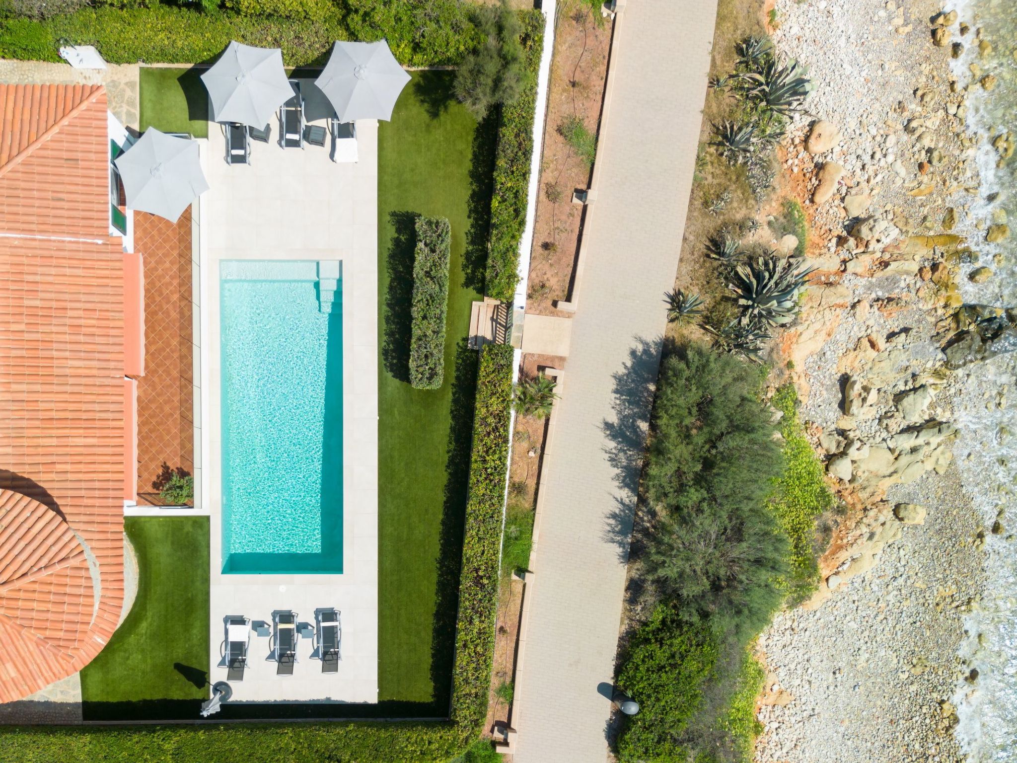 Villa Ponti A5 - direkt am Meer-Binnen