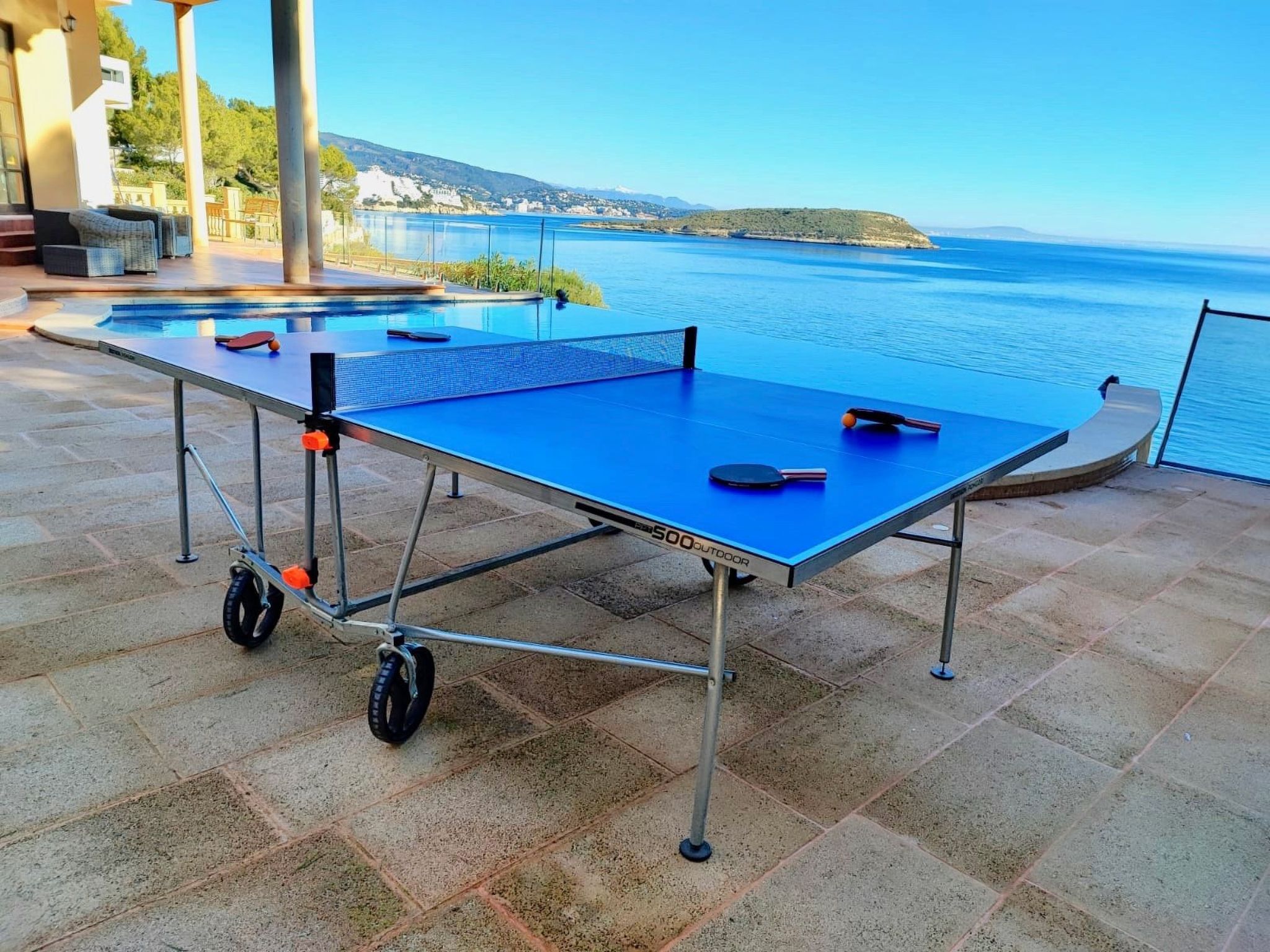 Spektakuläre Villa am Meer-Binnen