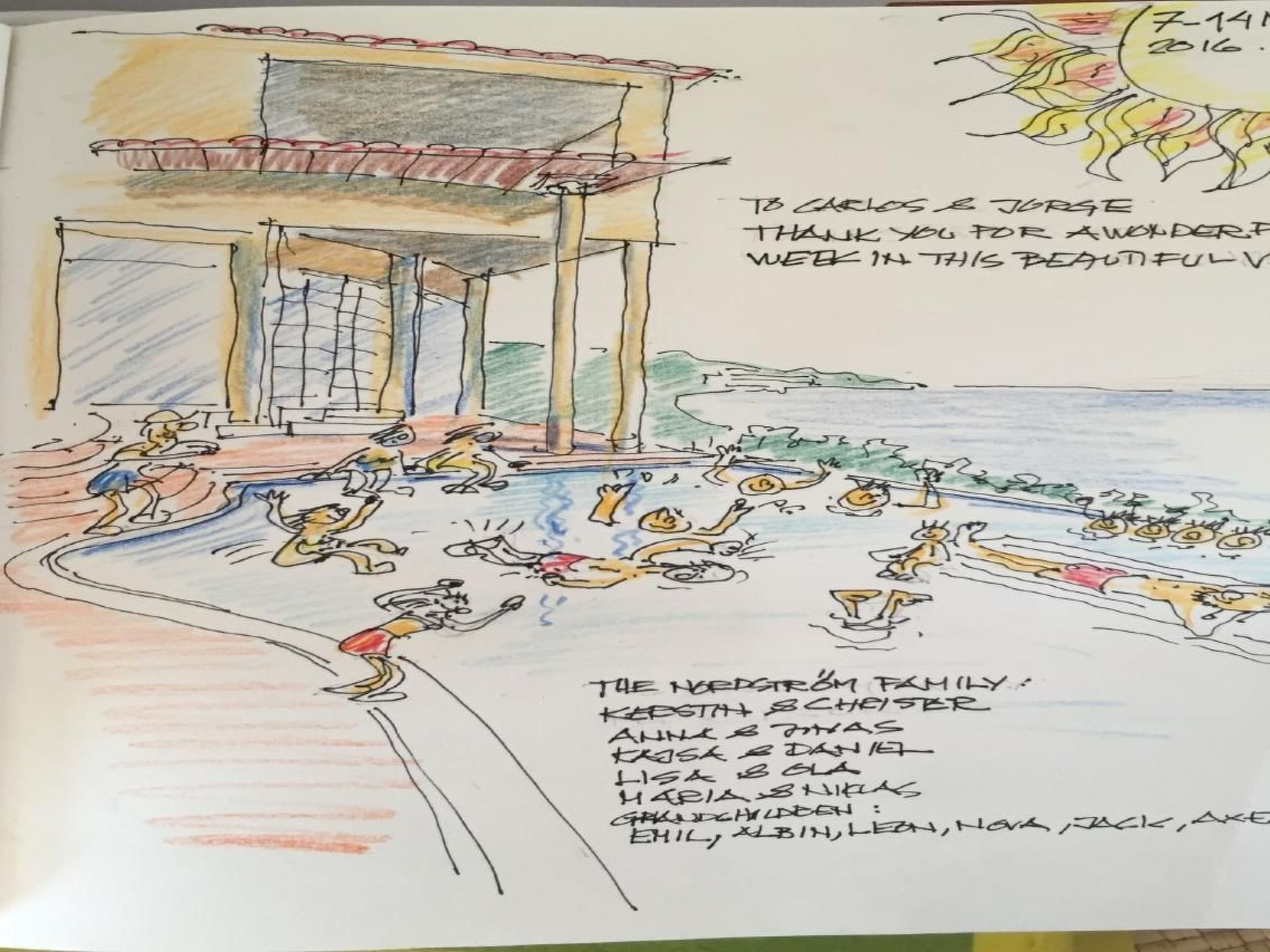 Spektakuläre Villa am Meer-Binnen