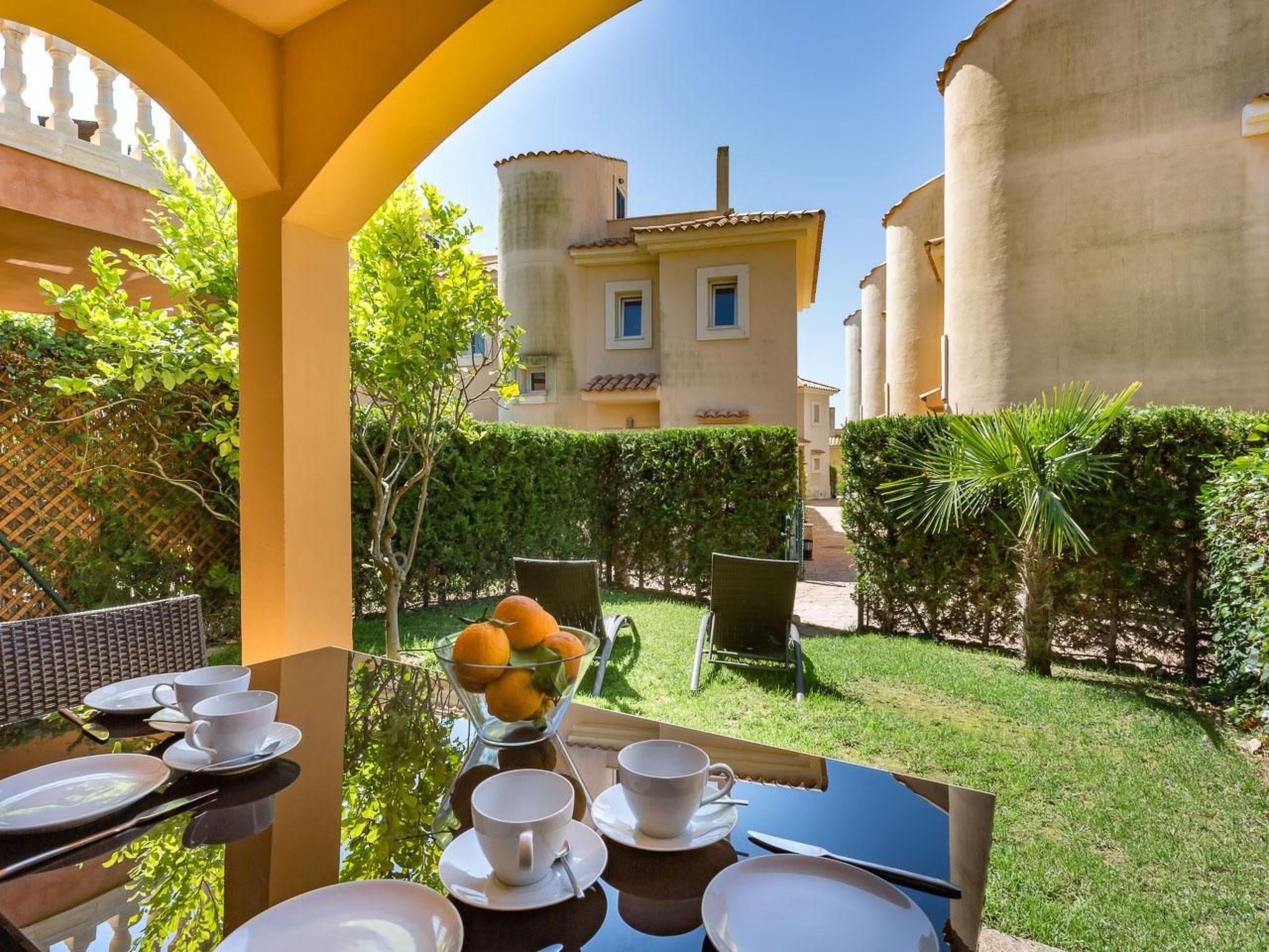 Strandnahes Ferienhaus mit Terrasse