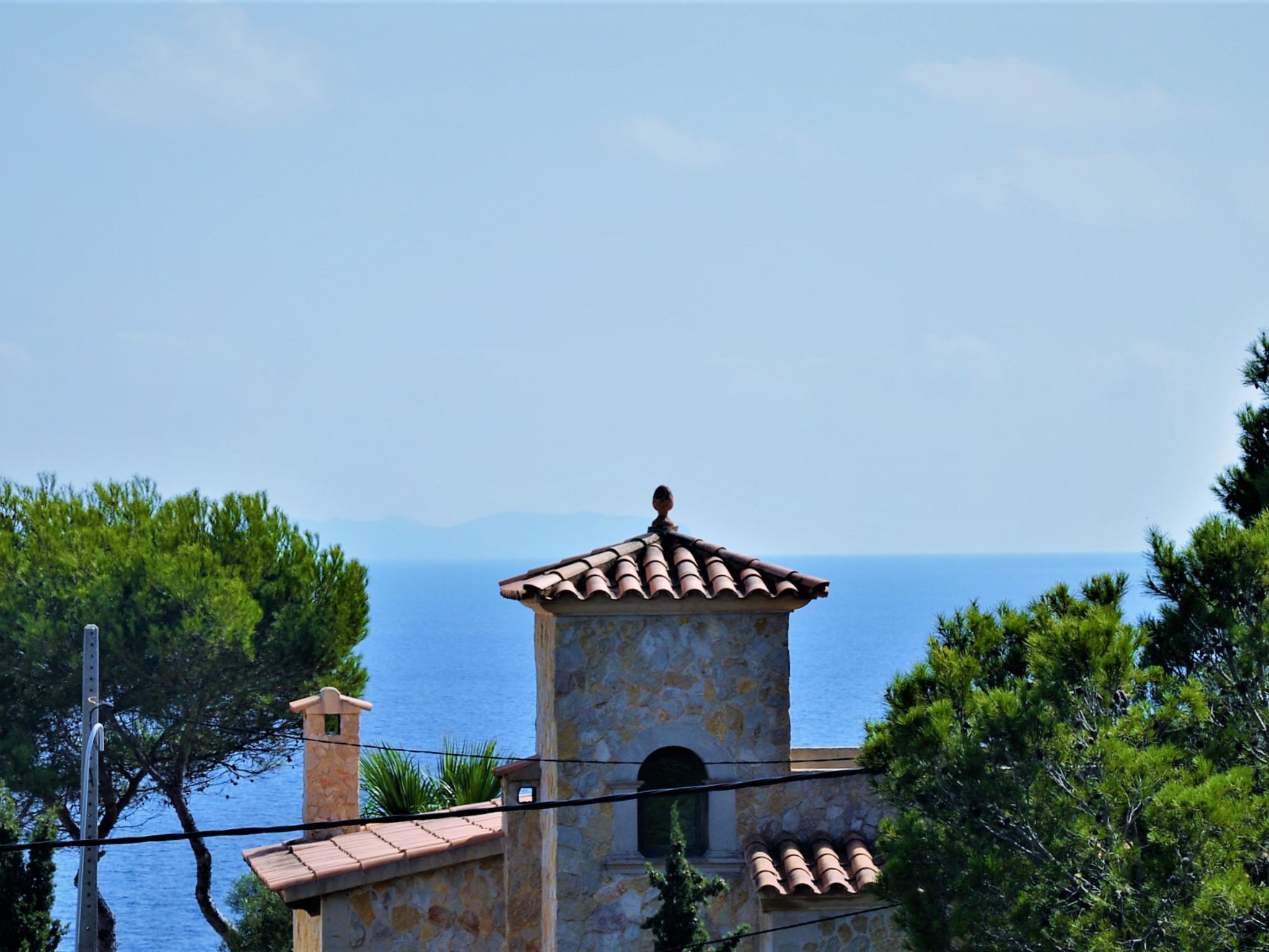 Preciosa villa con vistas al mar, piscina privada, aire acondicionado y wifi id - Buiten