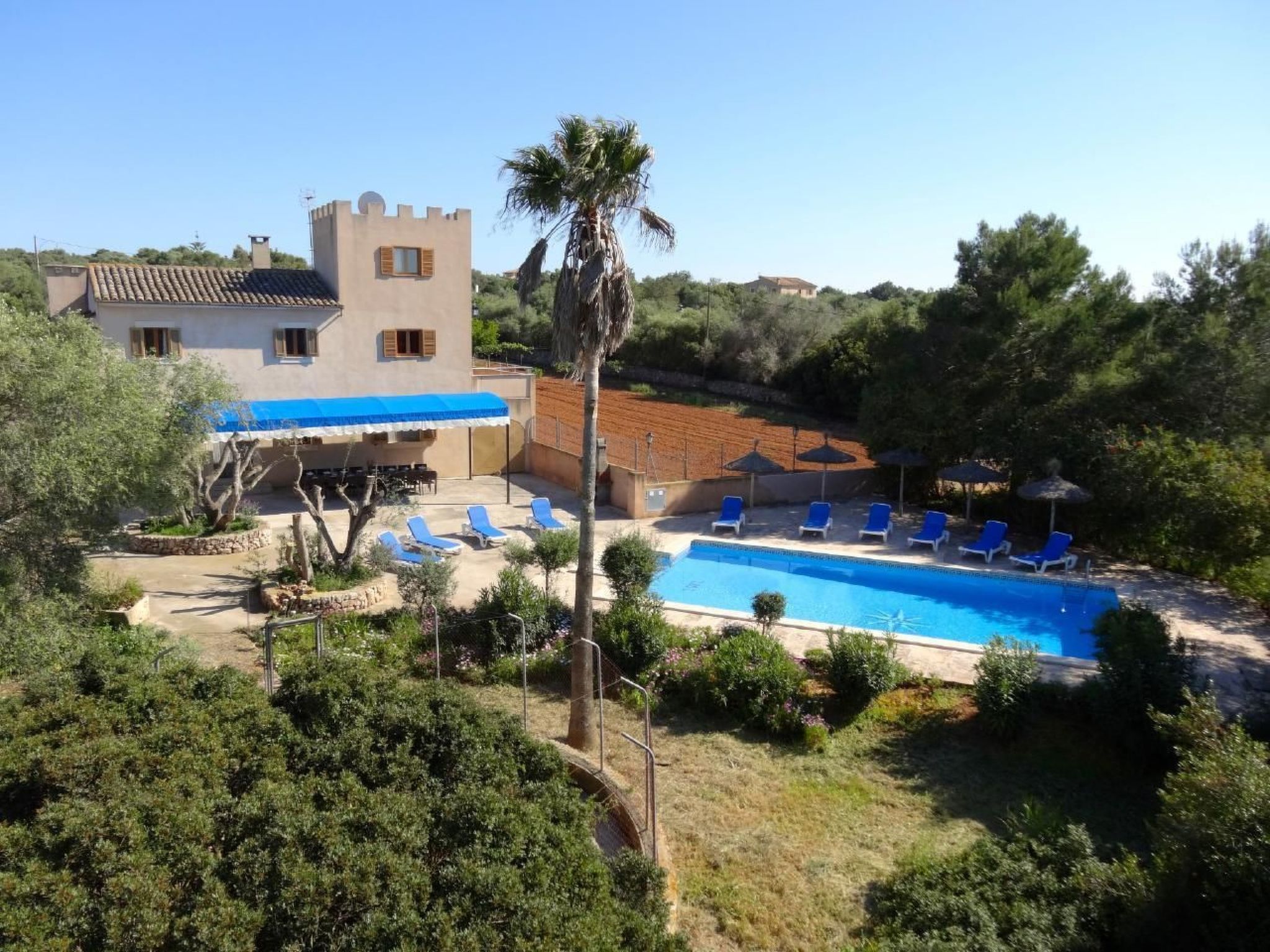 Ferienhaus mit umzäuntem Garten in Campos (Spanien) und 1 Hund erlaubt