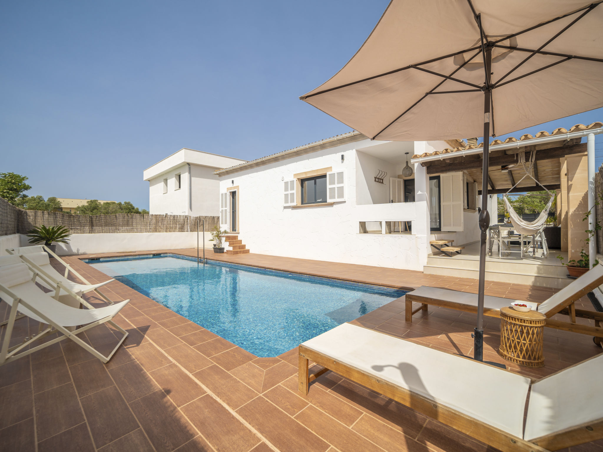 Vakantiehuis met privé zwembad in Sa Rápita (Spanje) voor 6 personen