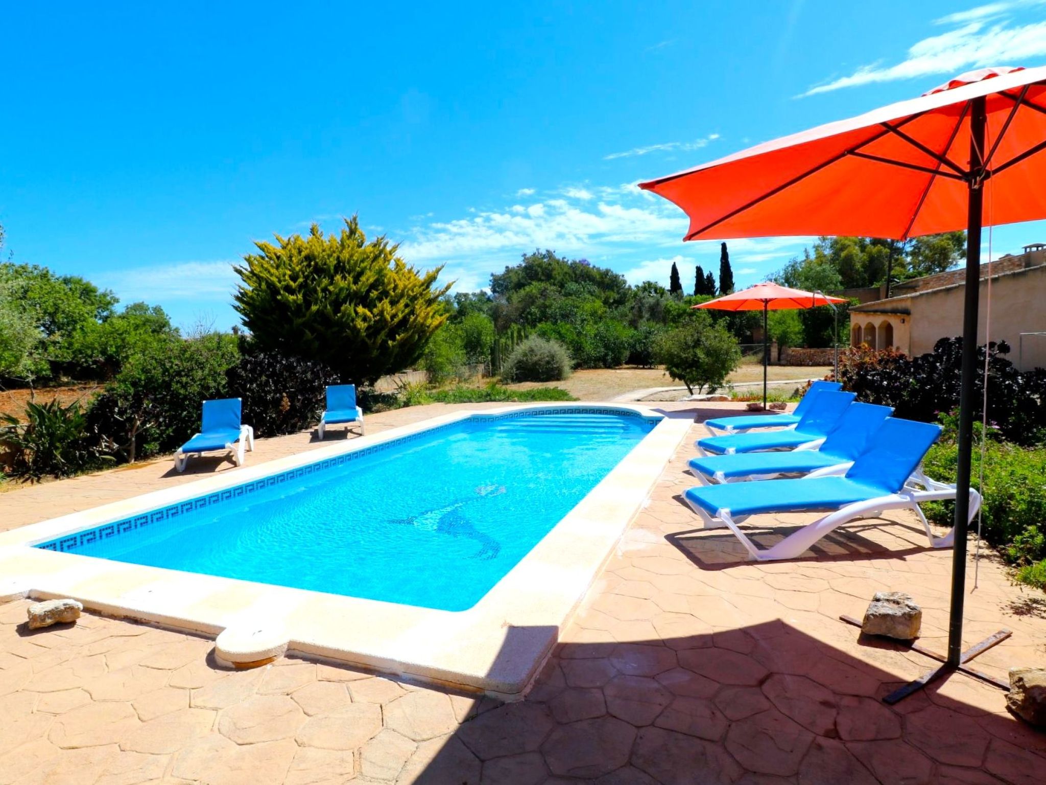 Vakantiehuis met omheinde tuin in Santanyí (Spanje) 1 hond is welkom