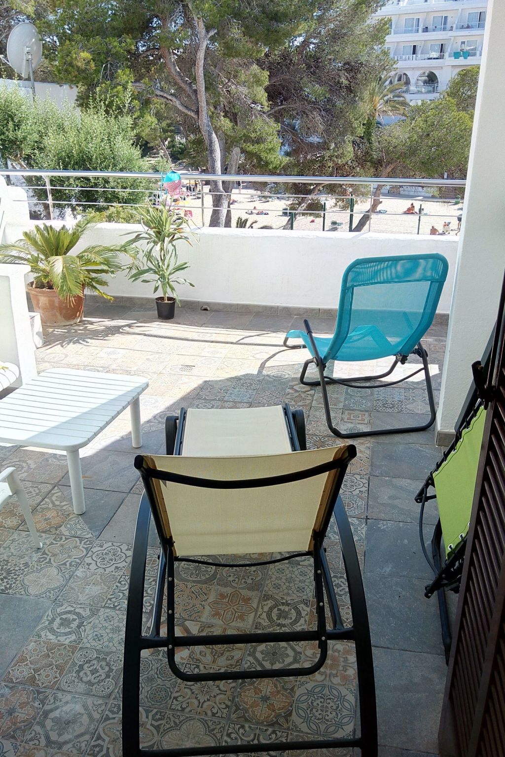 Wohnung in Cala D'or mit gemeinsamem Pool, Terrasse und Garten-Draußen