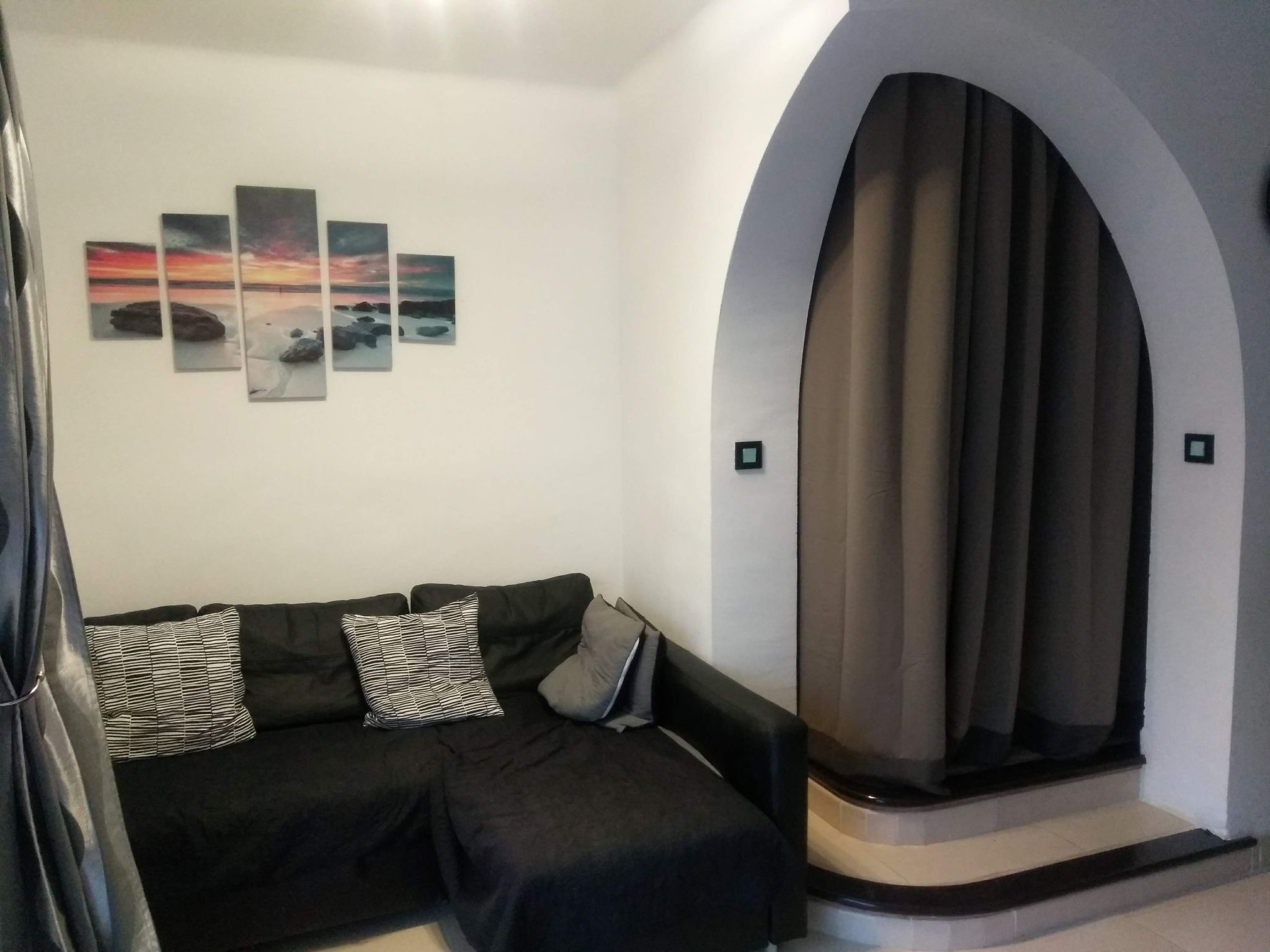 Wohnung in Cala D'or mit gemeinsamem Pool, Terrasse und Garten-Drinnen