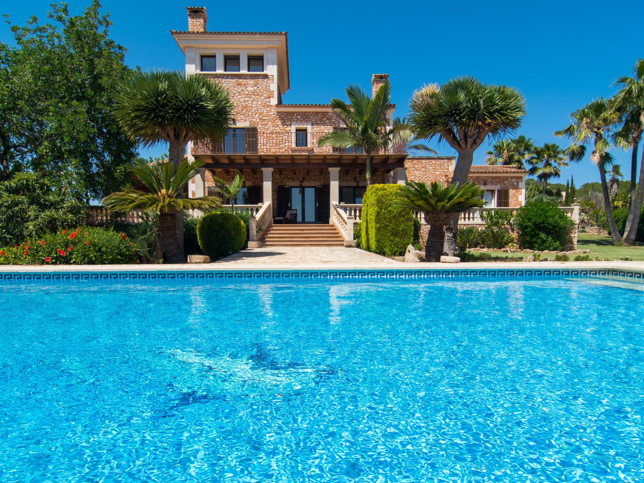 Vakantiehuis met privé zwembad in Cala d%$&Or (Spanje) voor 10 personen