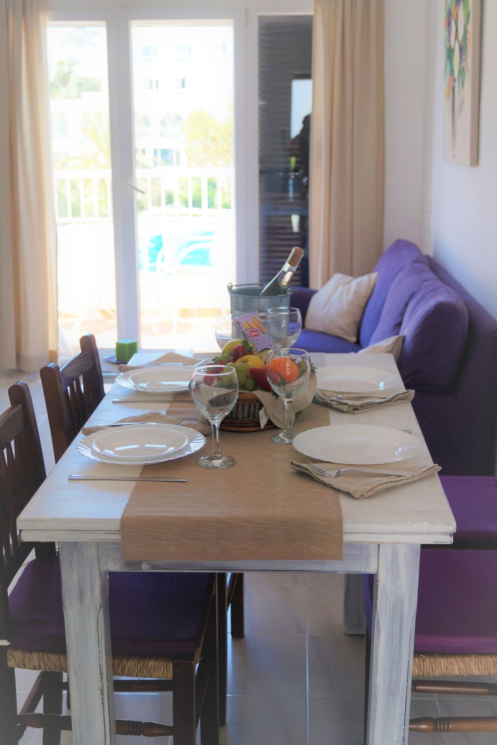 Bungalow con piscina-Binnen