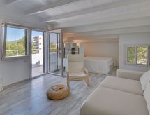 Licht modern 3-slaapkamer appartement met airco op 20 meter van zee in Cala d'Or - thumbnail 5