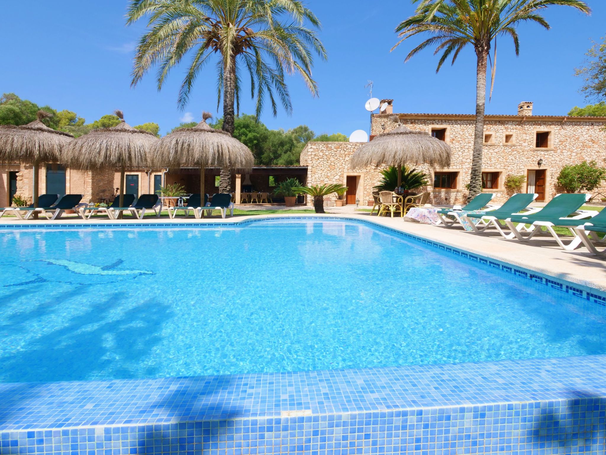 Vakantiehuis met privé zwembad in Portocolom (Spanje) voor 12 personen