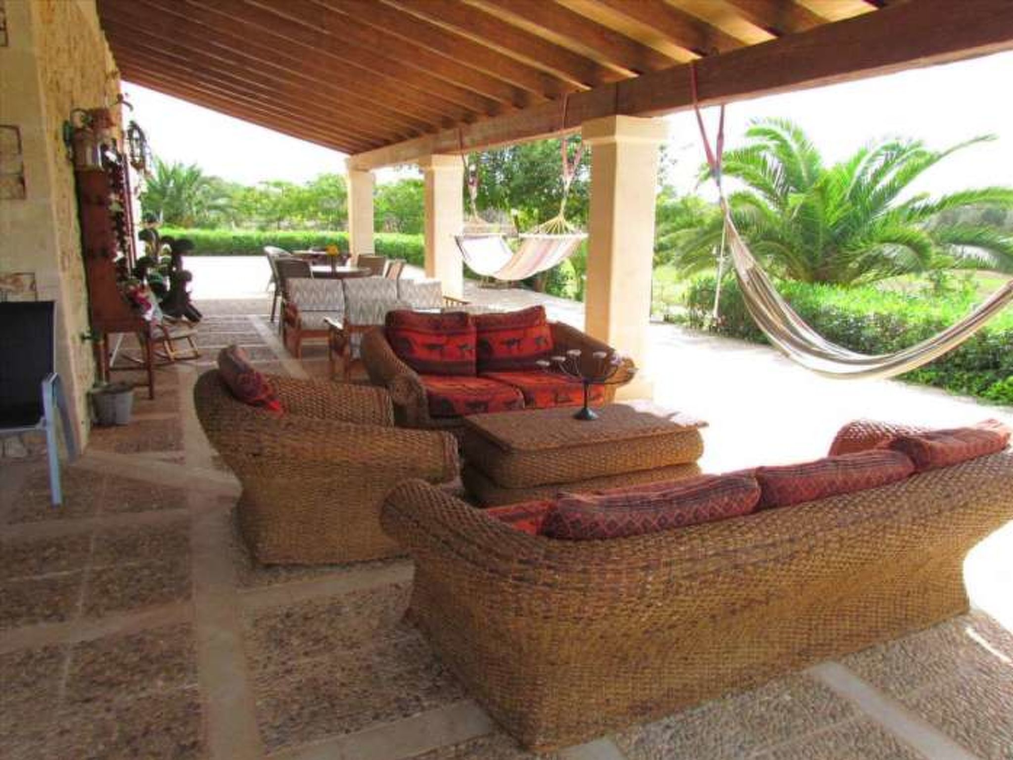 Finca NA PONT- Finca rústica con gran piscina en Campos, Mallorca. Ideal famili