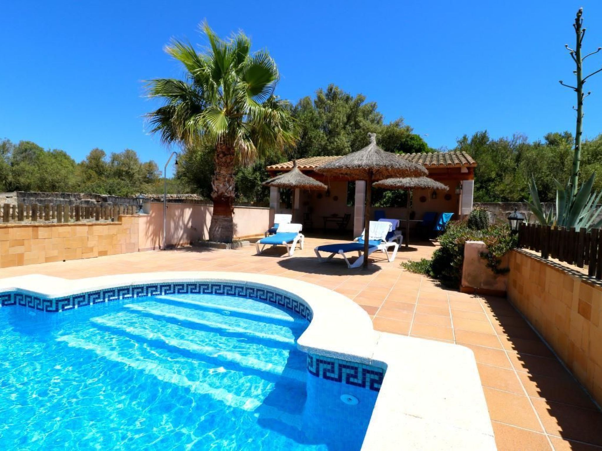 Ferienhaus mit umzäuntem Garten in Campos (Spanien) und 1 Hund erlaubt