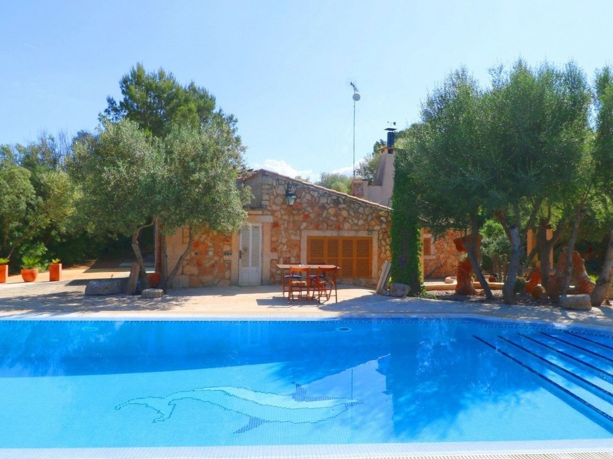 Ferienhaus mit umzäuntem Garten in Campos (Spanien) und 1 Hund erlaubt