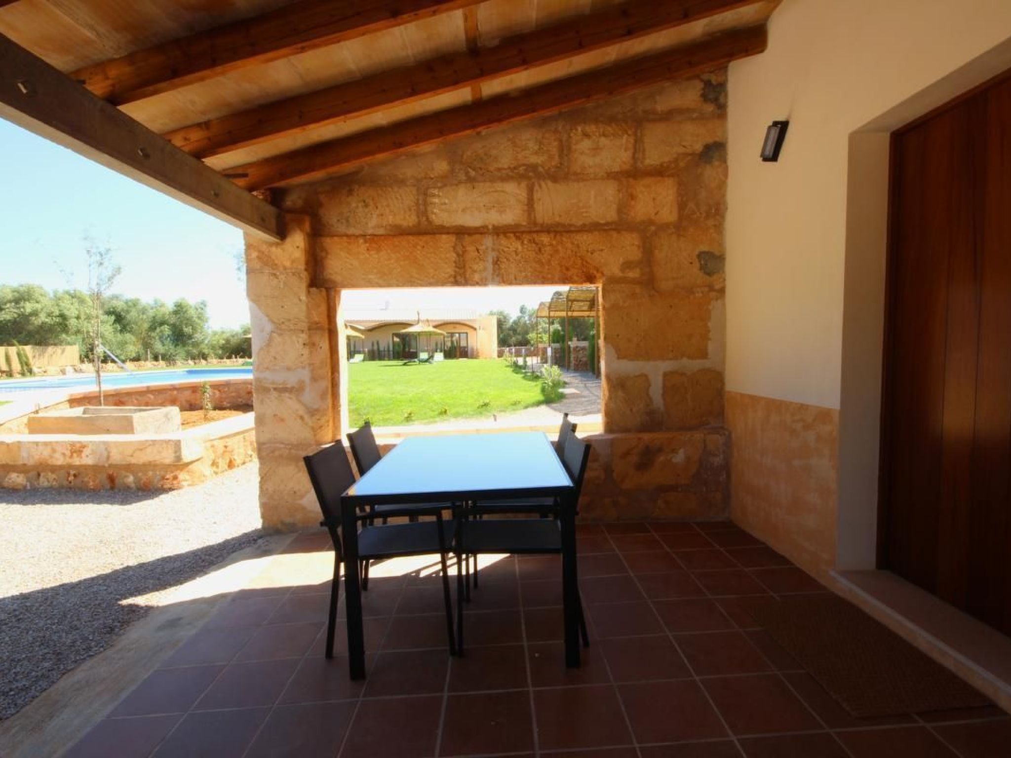 Wohnung in Campos mit Grill, Terrasse und Garten