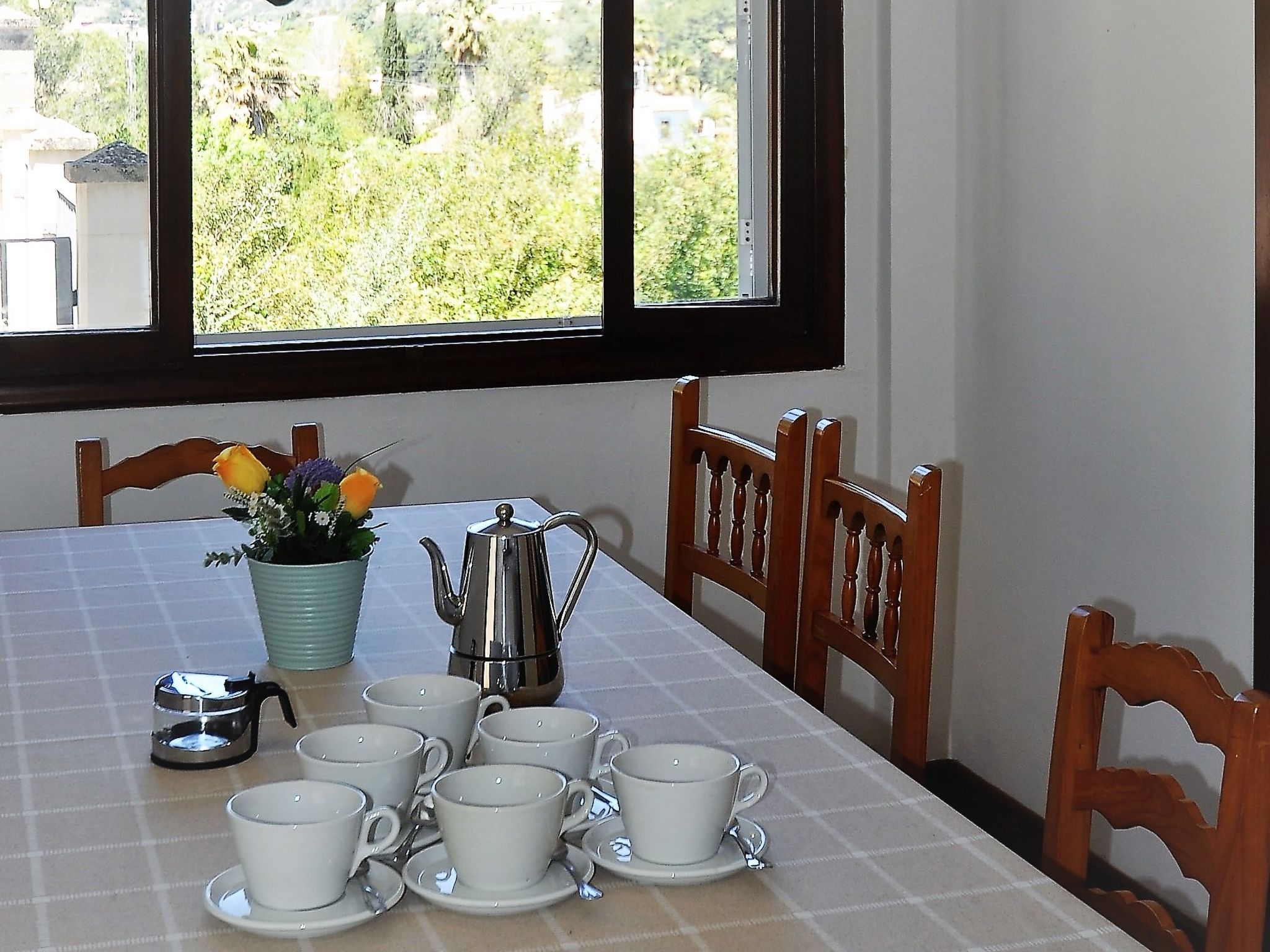 Maison Villa con piscina privada, wifi, aire acondicionado y vistas a montaña ideal pa – Cuisine et coin repas, photo 20 sur 56