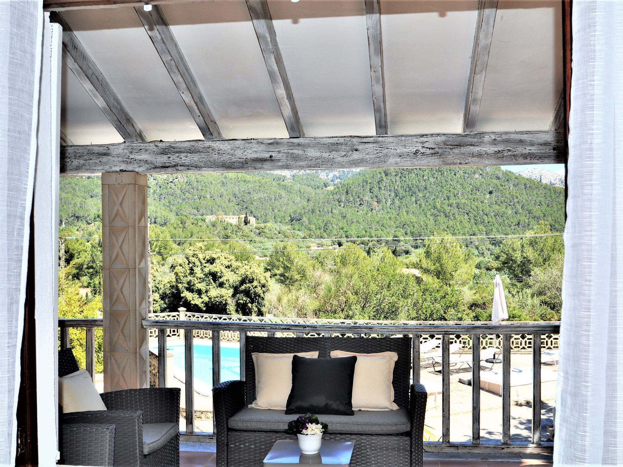 Maison Villa con piscina privada, wifi, aire acondicionado y vistas a montaña ideal pa – Extérieur de la maison, photo 33 sur 56