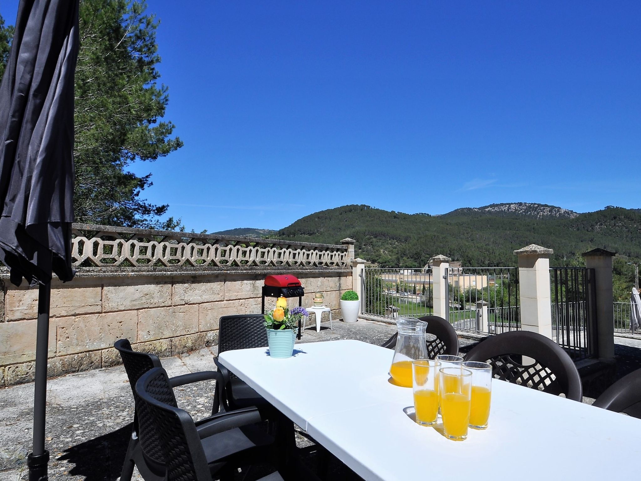 Villa con piscina privada, wifi, aire acondicionado y vistas a montaña ideal pa - Draußen