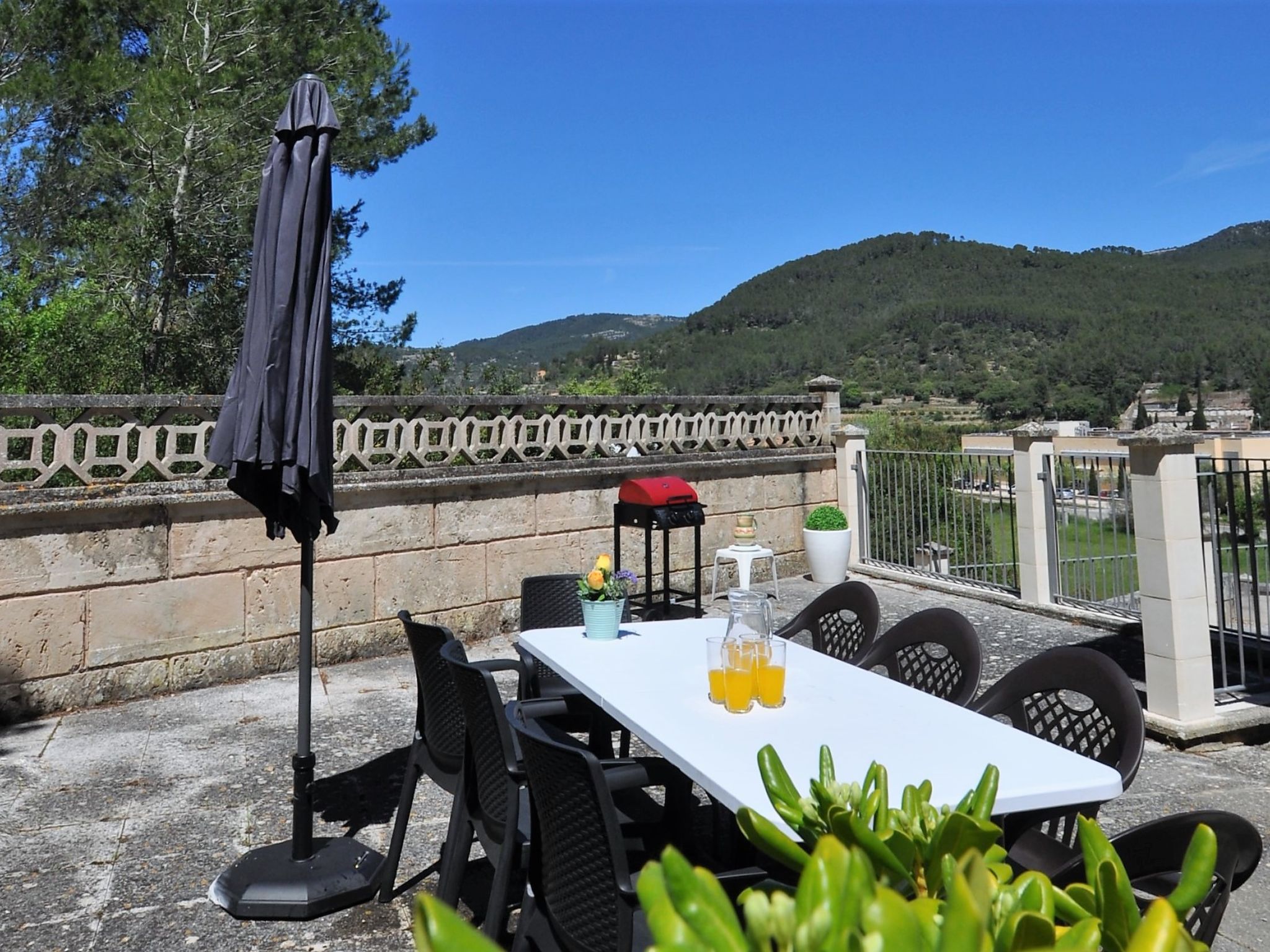 Villa con piscina privada, wifi, aire acondicionado y vistas a montaña ideal pa - Draußen