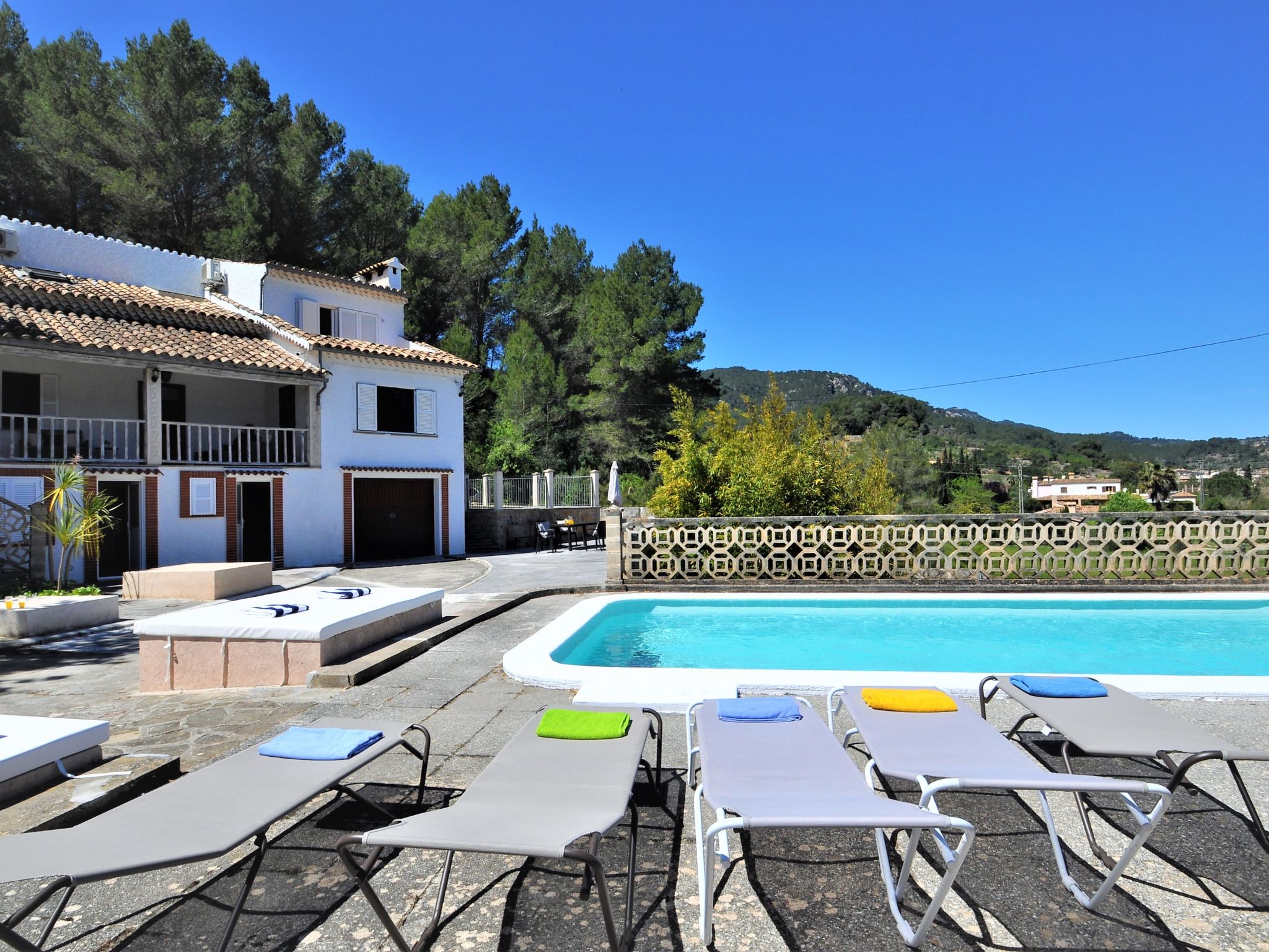 Maison Villa con piscina privada, wifi, aire acondicionado y vistas a montaña ideal pa – Extérieur de la maison, photo 27 sur 56