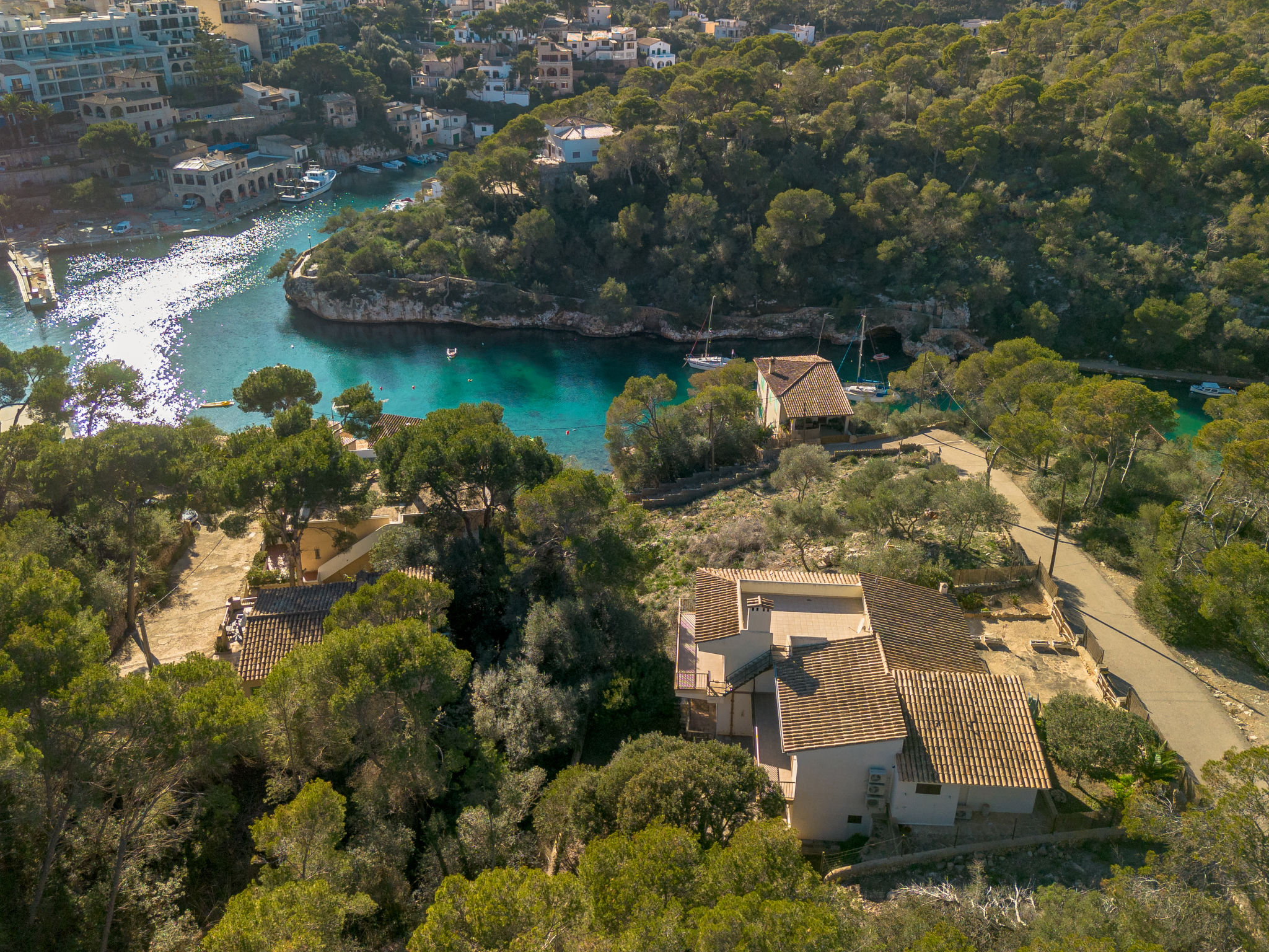 Villa Cas Padrins de Santanyi – Vue aérienne, photo 33 sur 38