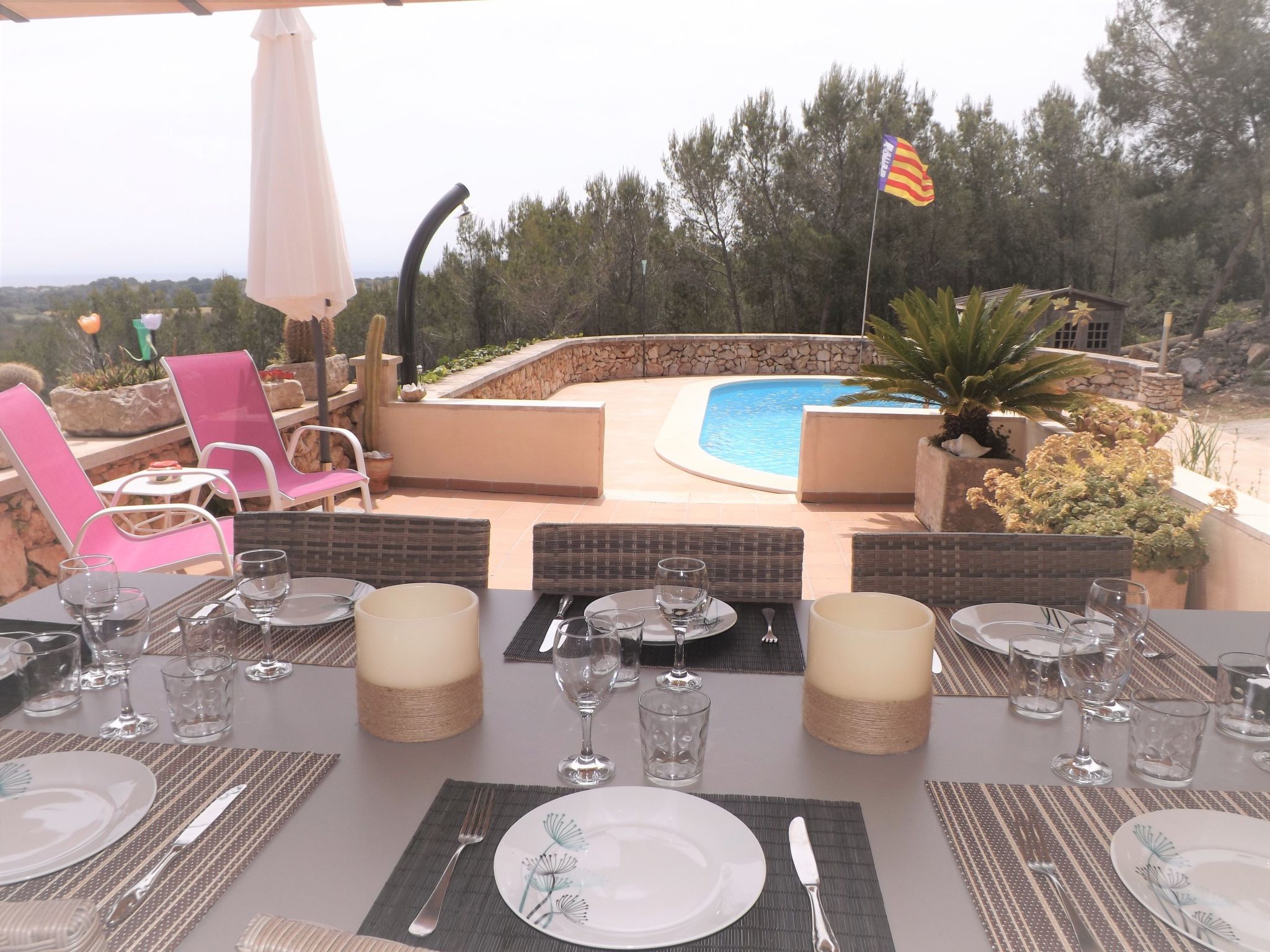 Finca Es Cau, mit Schwimmbad, Meerblick und Wifi