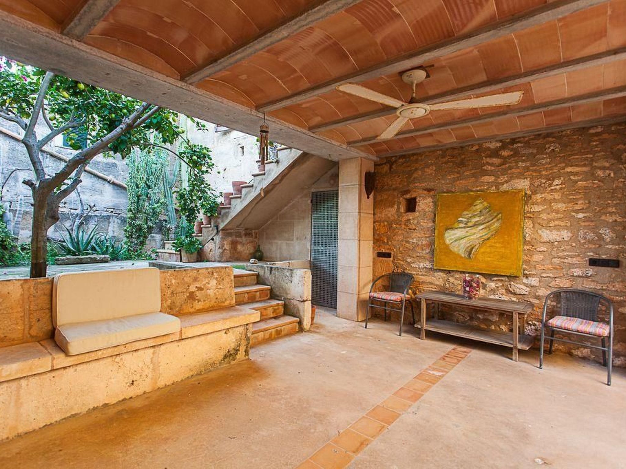 Ferienhaus mit umzäuntem Garten in Ses Salines (Spanien) und 1 Hund erlaubt