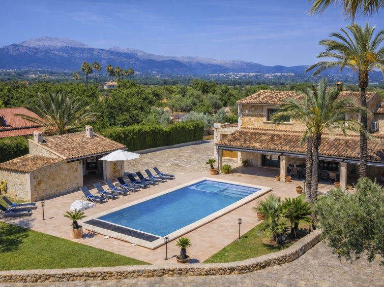 Villa Son Bosc in Inca met privézwembad en bergzicht in Inca