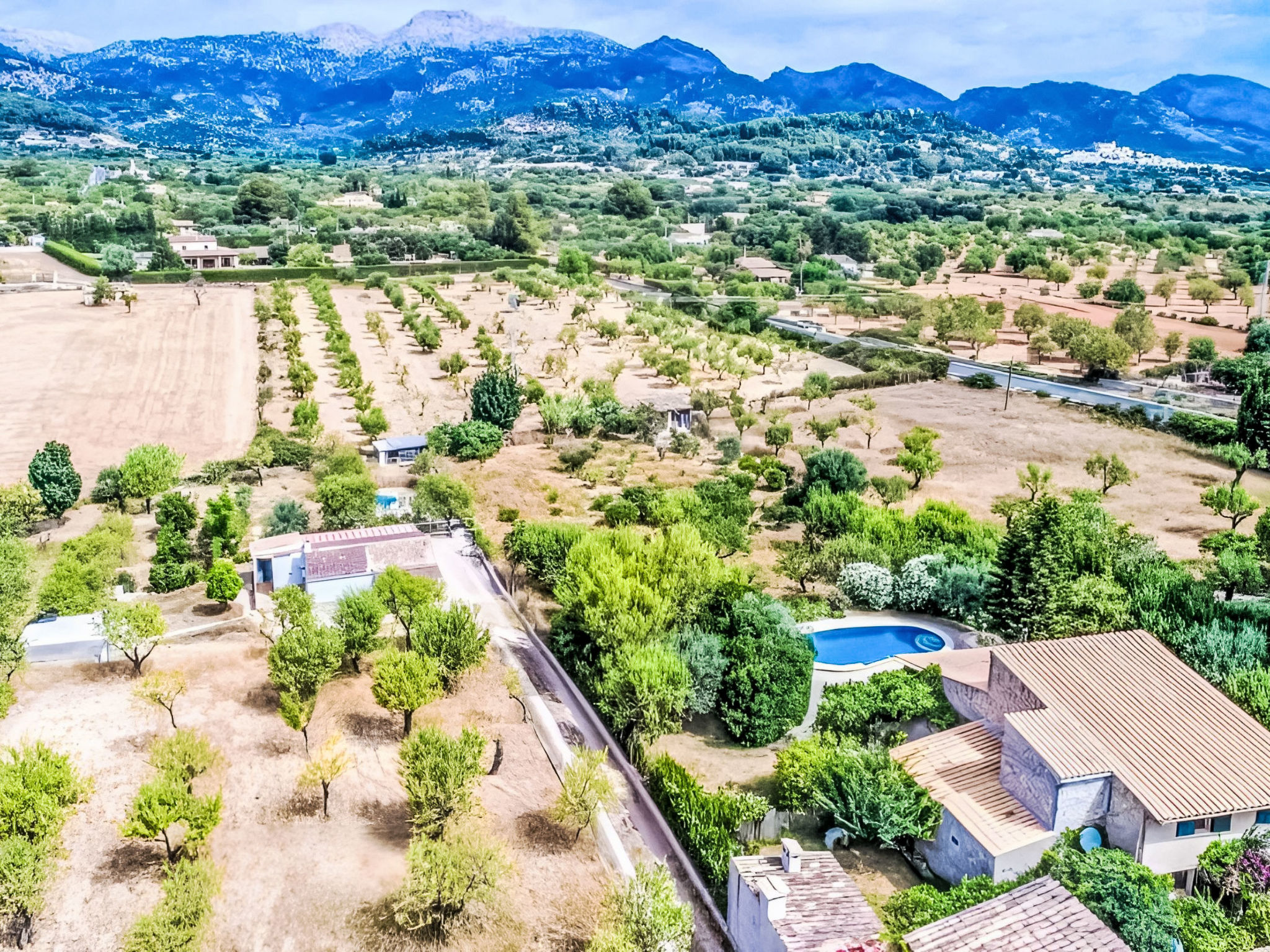 Maison Villa mit Garten, Grill und Terrasse – Vue aérienne, photo 5 sur 33