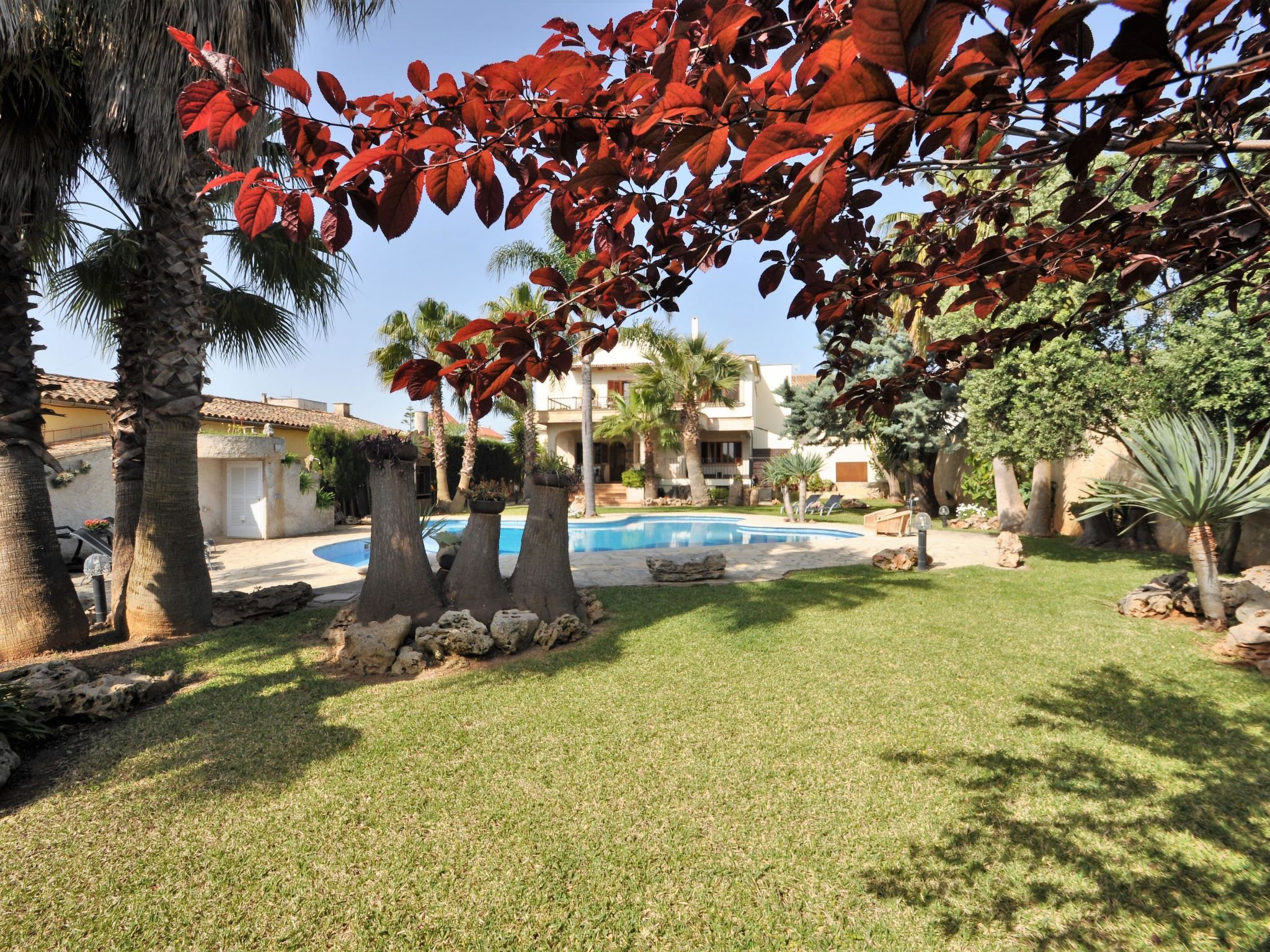 Finca CAN GUAL en Inca para 8 personas con piscina privada y vistas despejadas- - Dehors