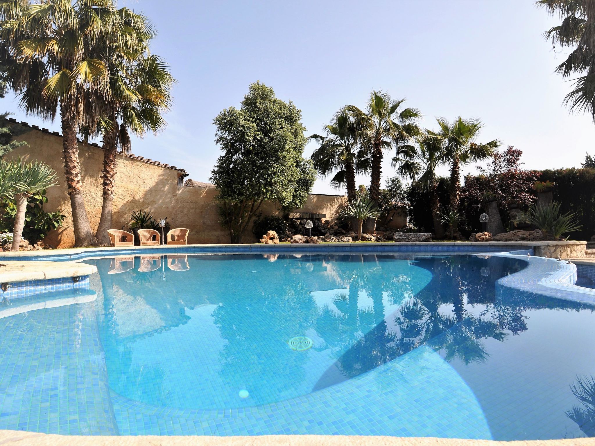 Finca CAN GUAL en Inca para 8 personas con piscina privada y vistas despejadas- - Dehors