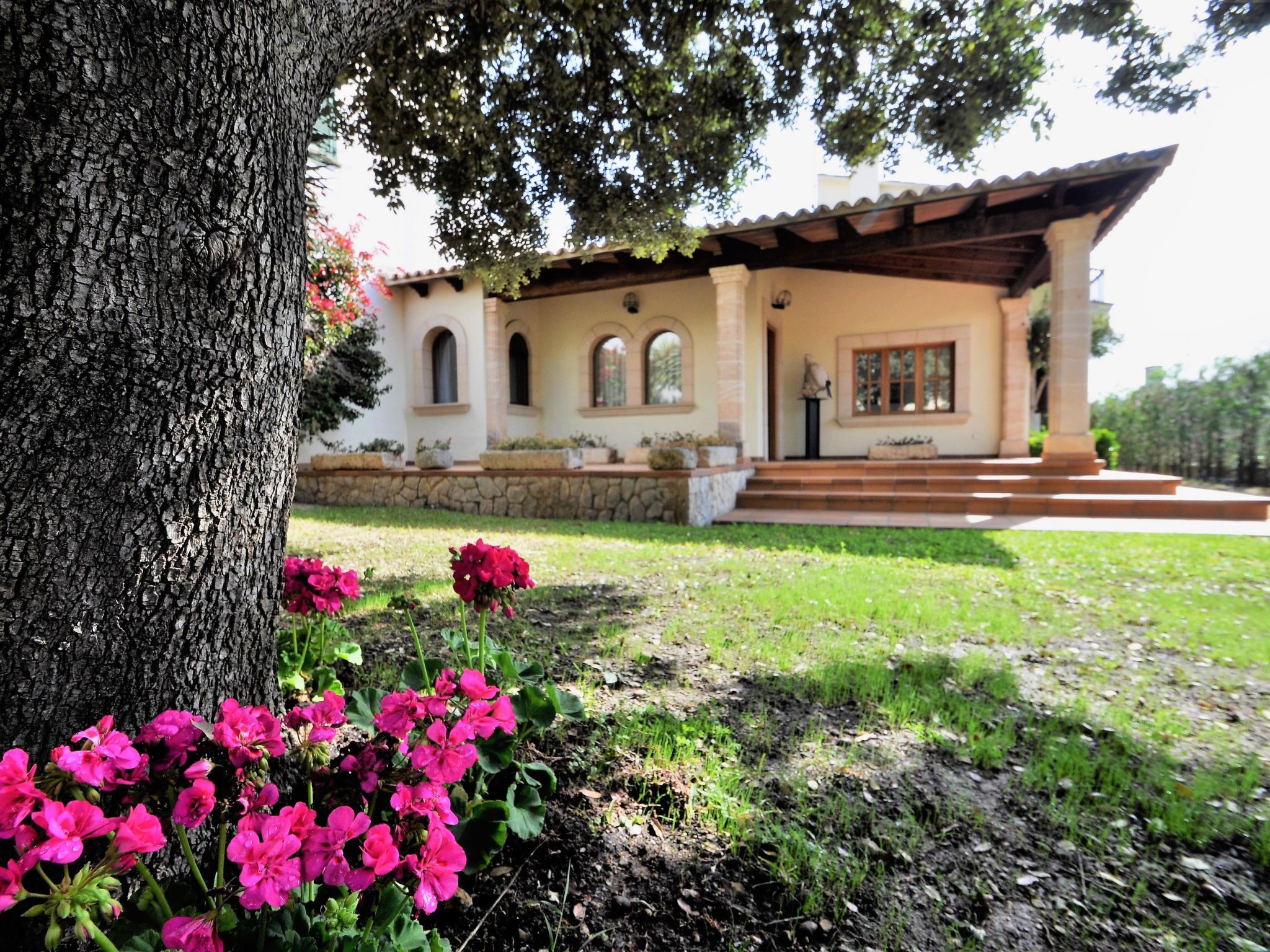 Finca CAN GUAL en Inca para 8 personas con piscina privada y vistas despejadas- - Dehors