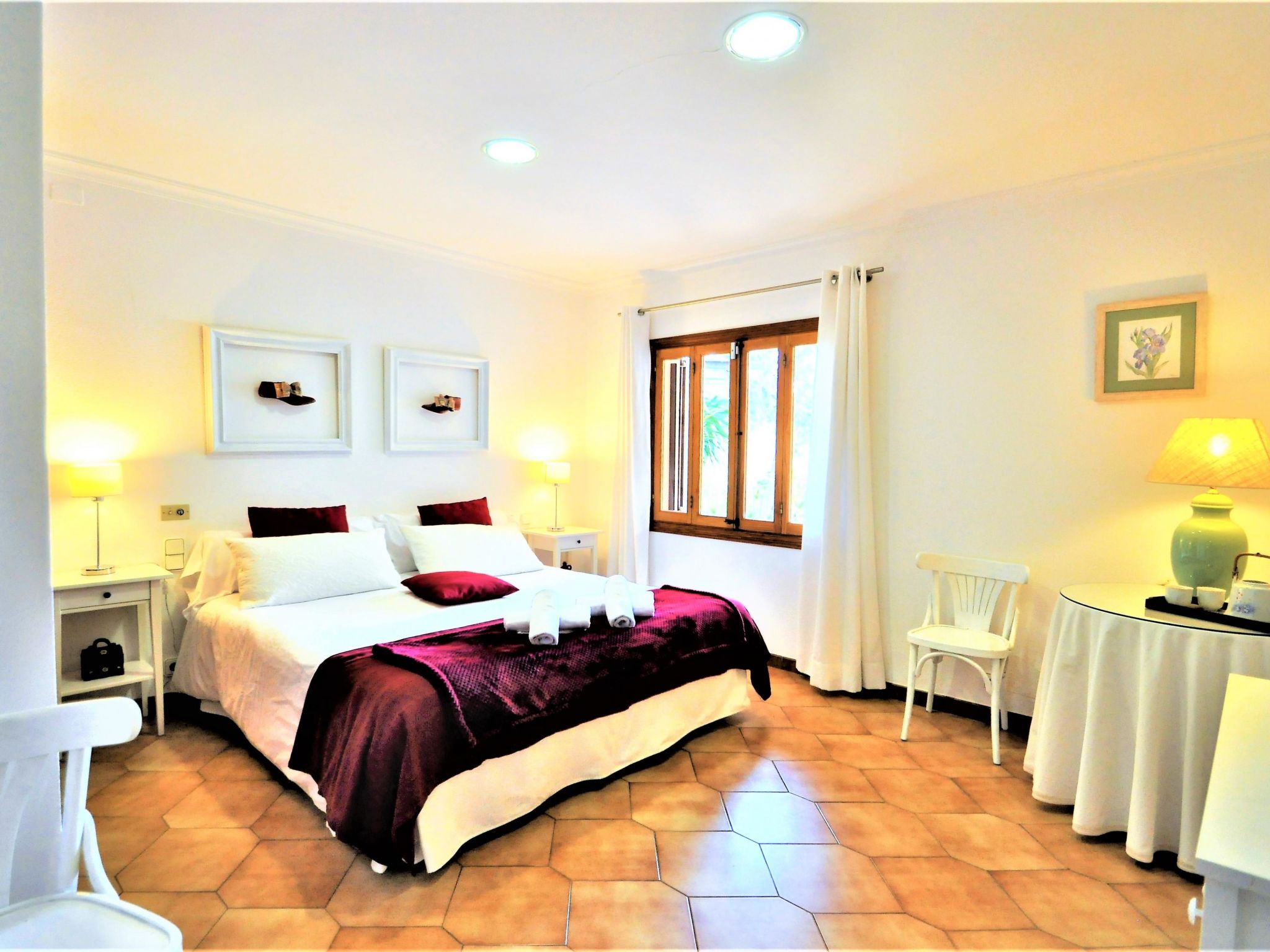Maison Finca CAN GUAL en Inca para 8 personas con piscina privada y vistas despejadas- – Chambre, photo 26 sur 64